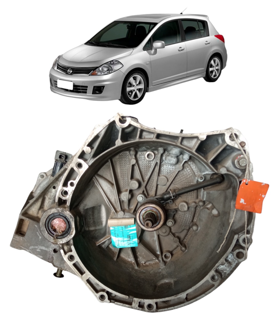 Caixa De Marcha Cambio Manual Nissan Tiida 2008 2012 1 8 1
