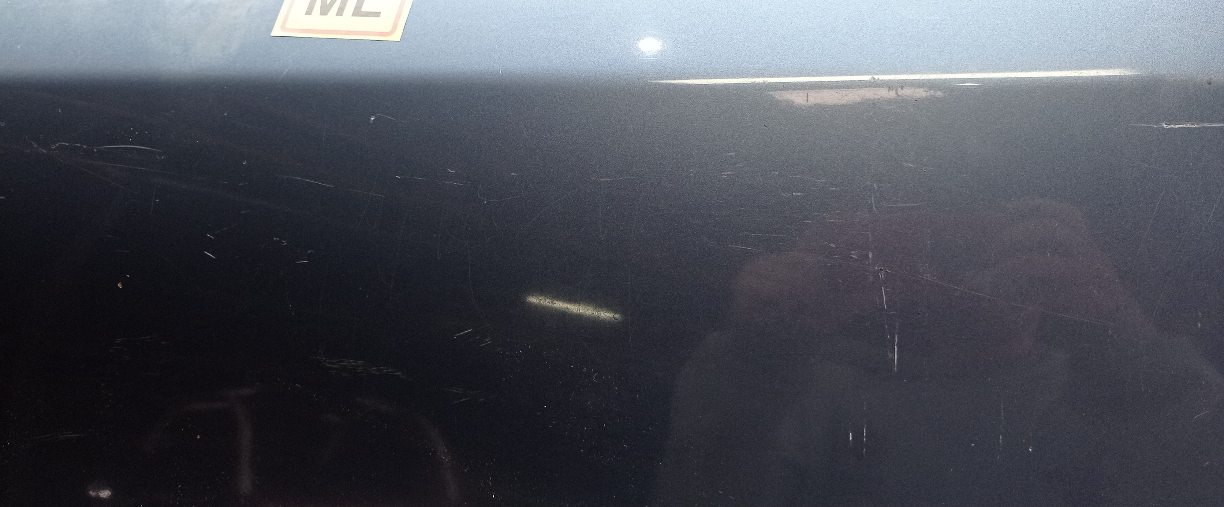 Porta Dianteira Direita Ford Escort 1987 1988 P/ Recuperar Dianteira Direita Azul 5