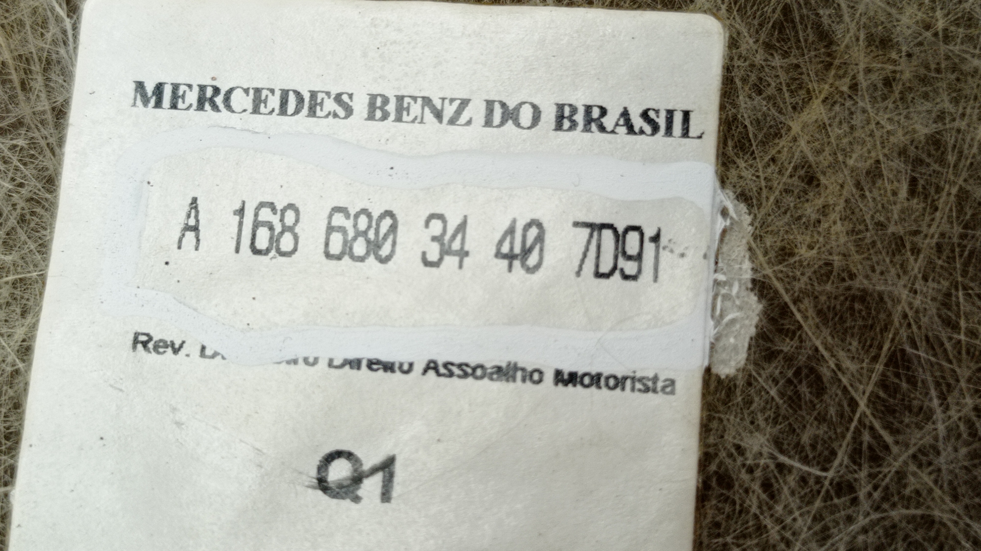 Carpet Dianteiro Direito Mb Classe A 2002 Para Recuperar 6