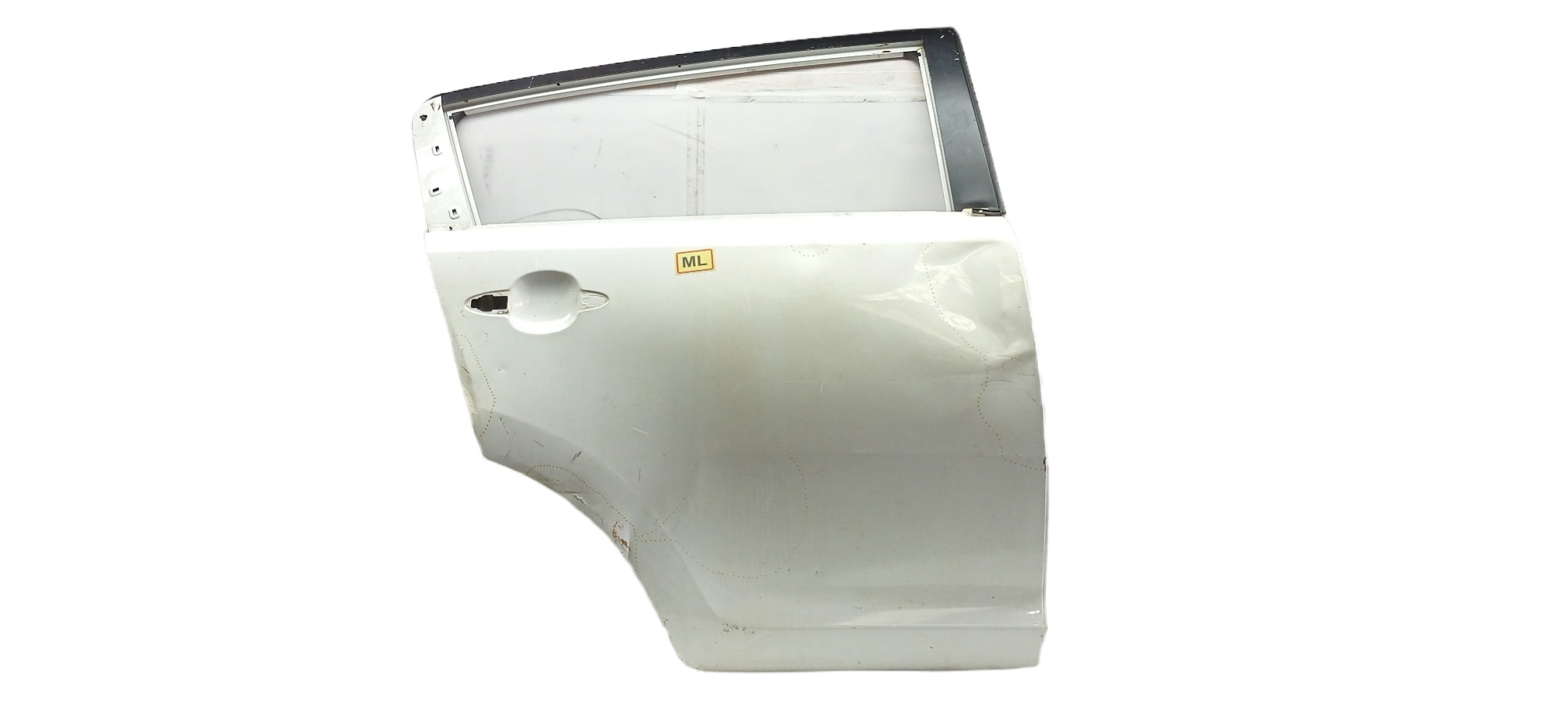 Porta Traseira Direita Kia Sportage 2012-2013 P/ Recuperar Traseira Direito Branco 6