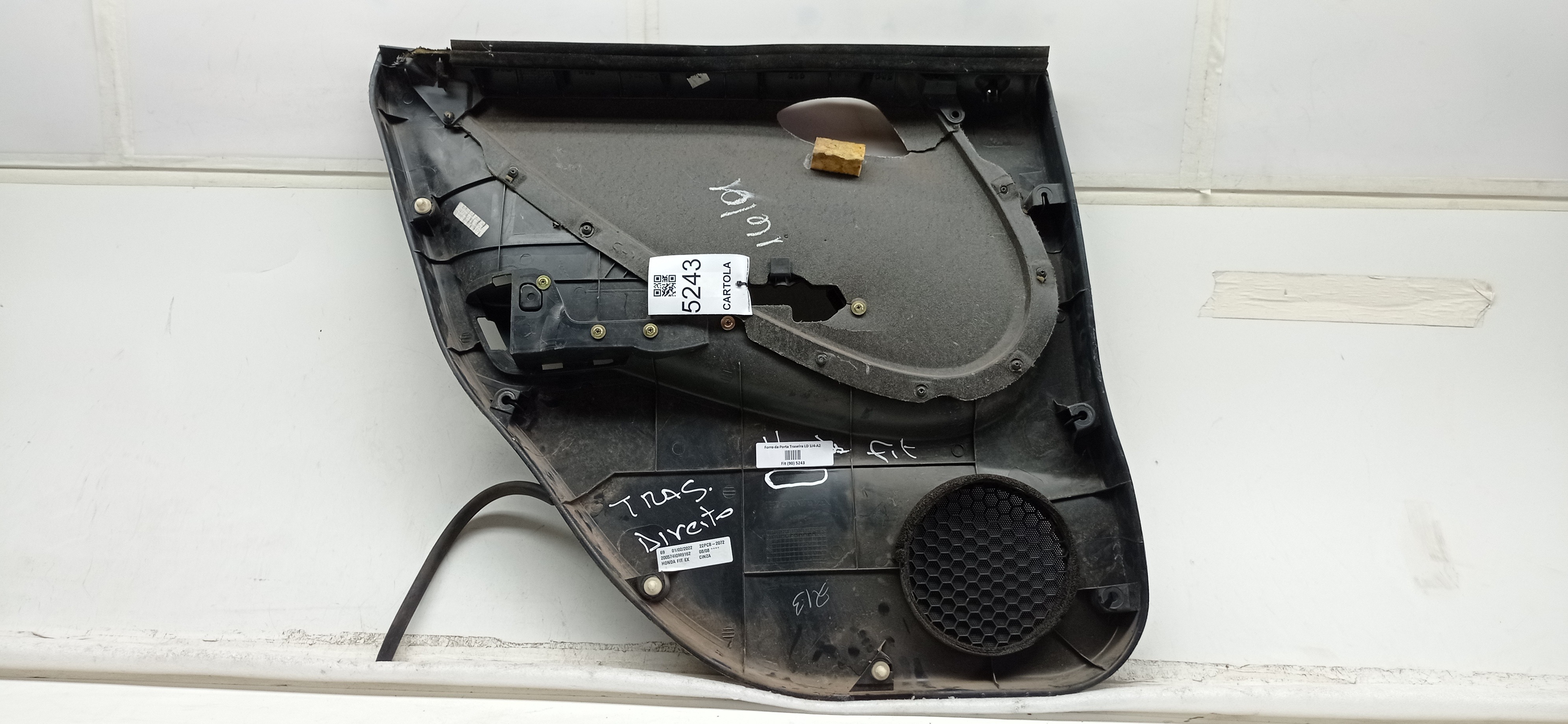 FORRO PORTA TRASEIRO LD HONDA FIT 2008 3