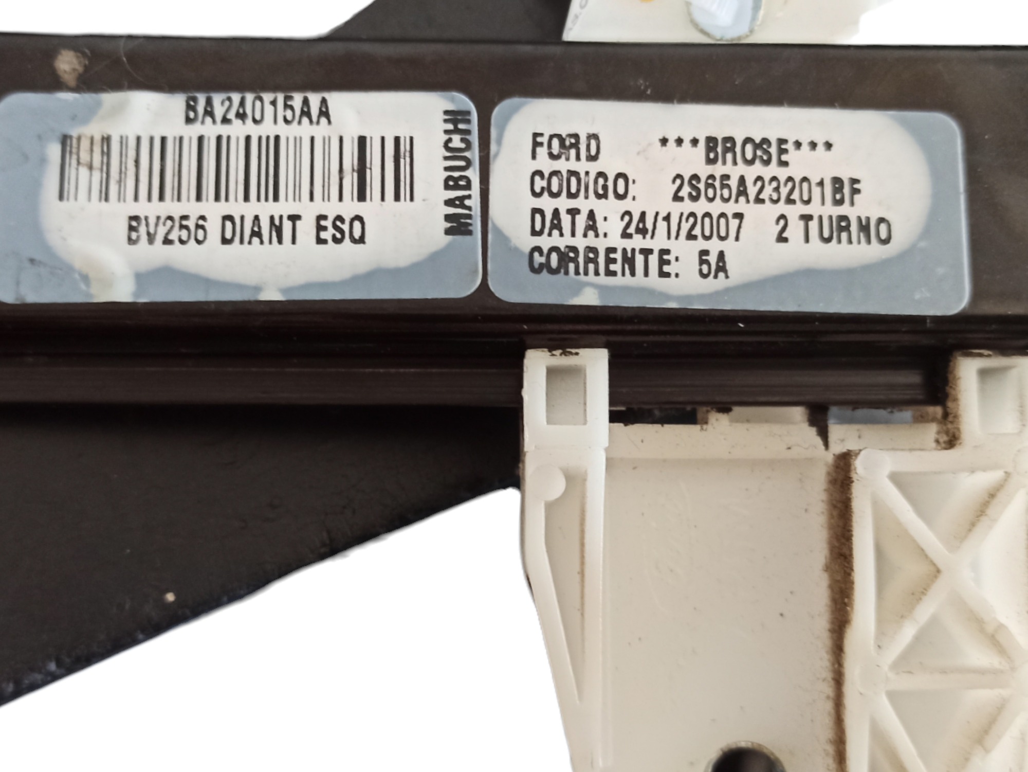 Maquina Vidro Dianteiro Esquerdo Ford Fiesta 2007 V96 3