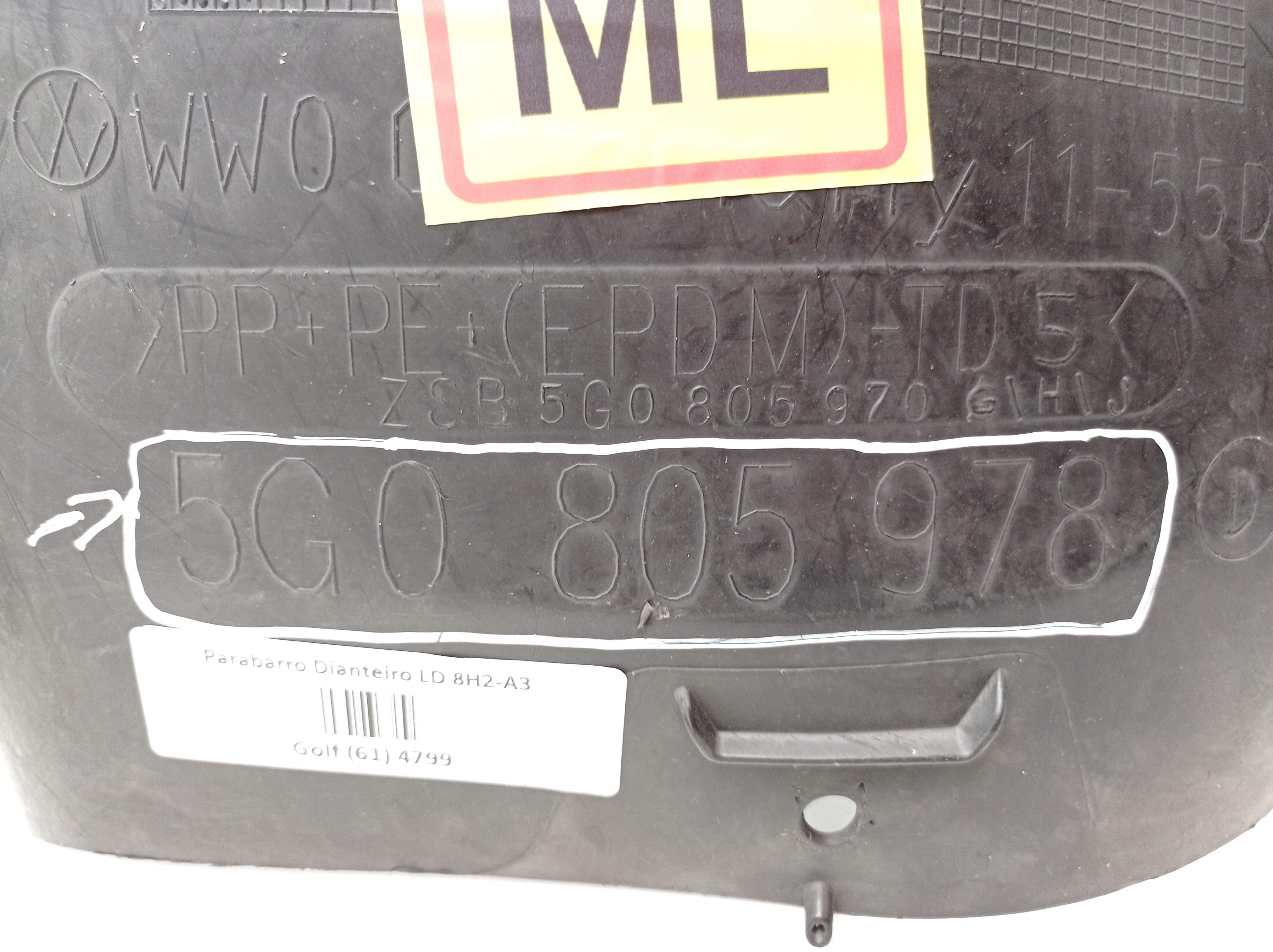 5g0805978  Parabarro Diant LD VW Golf 2013  P RECUPERAR 1