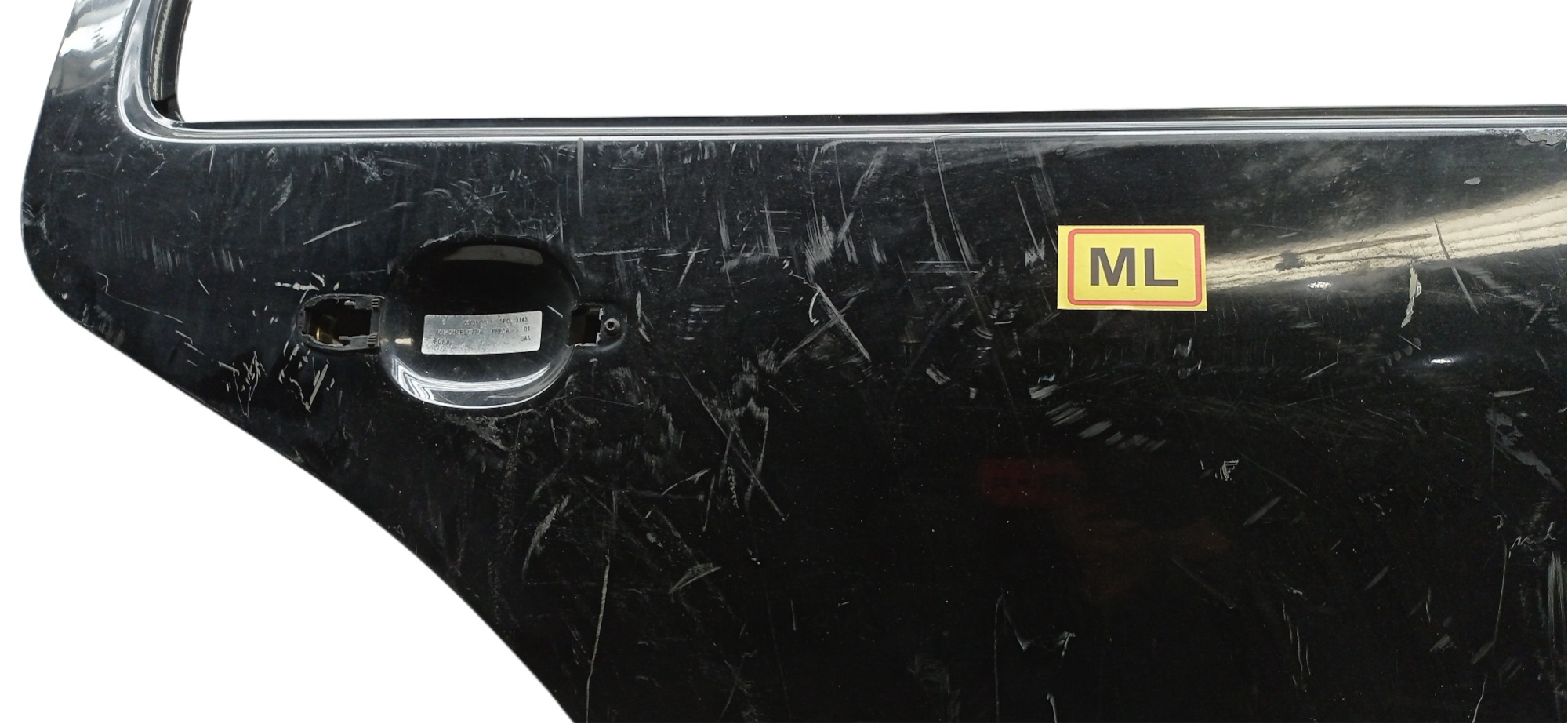 Porta Traseira Direita Volkswagen Bora 2001 P/ Recuperar Traseira Direita Preto 6
