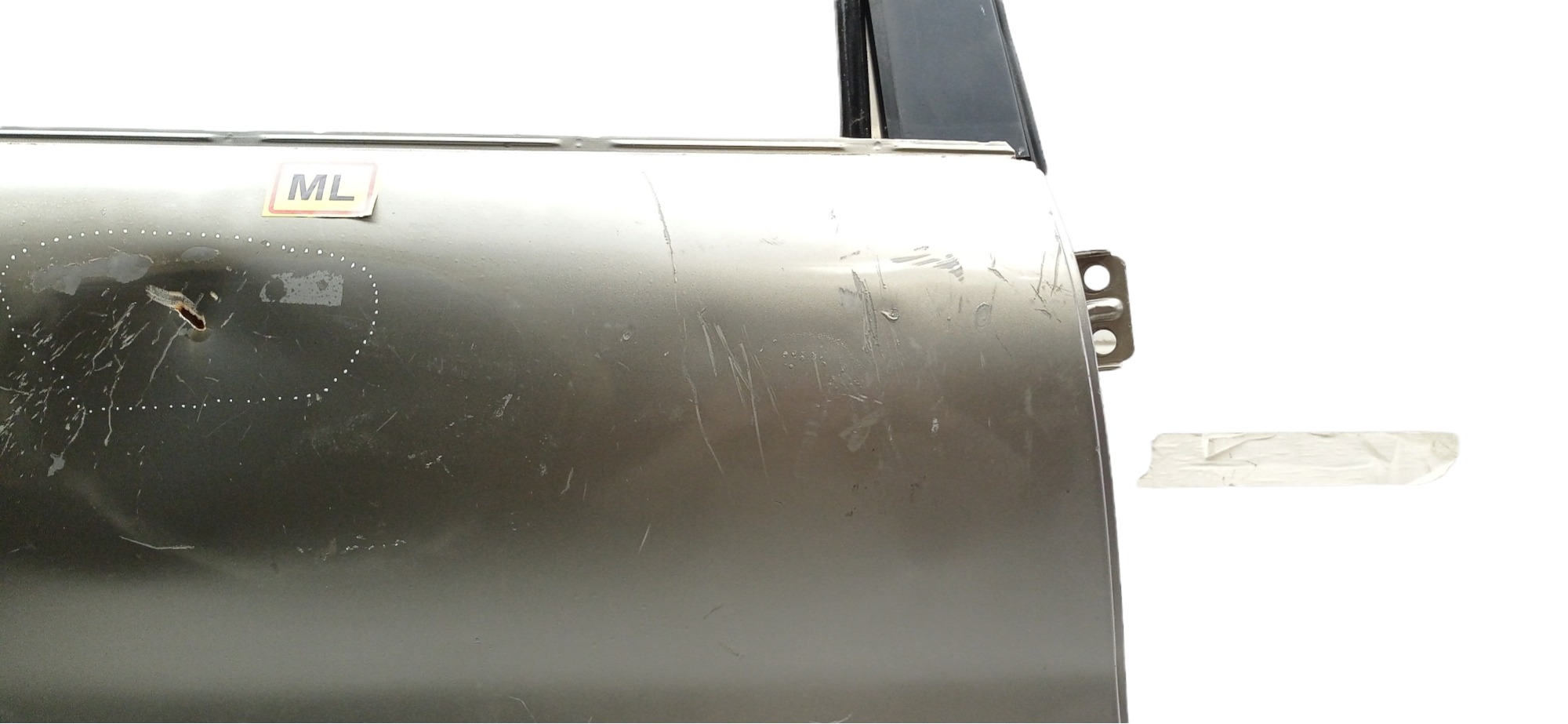 Porta Traseira Direita Fiat Marea 1999 Para Recuperar Traseira Direita Dourado 3
