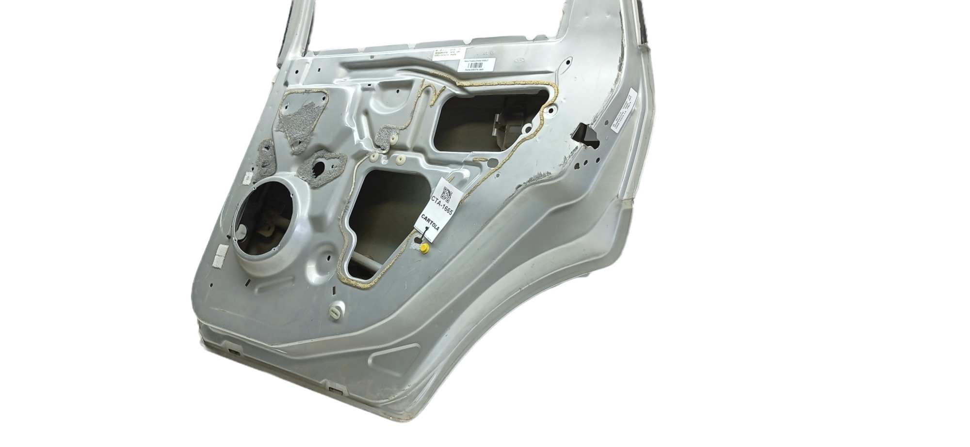 Porta Traseira Direita Ford Fiesta 2004 Para Recuperar Traseira Direito Prateado 5