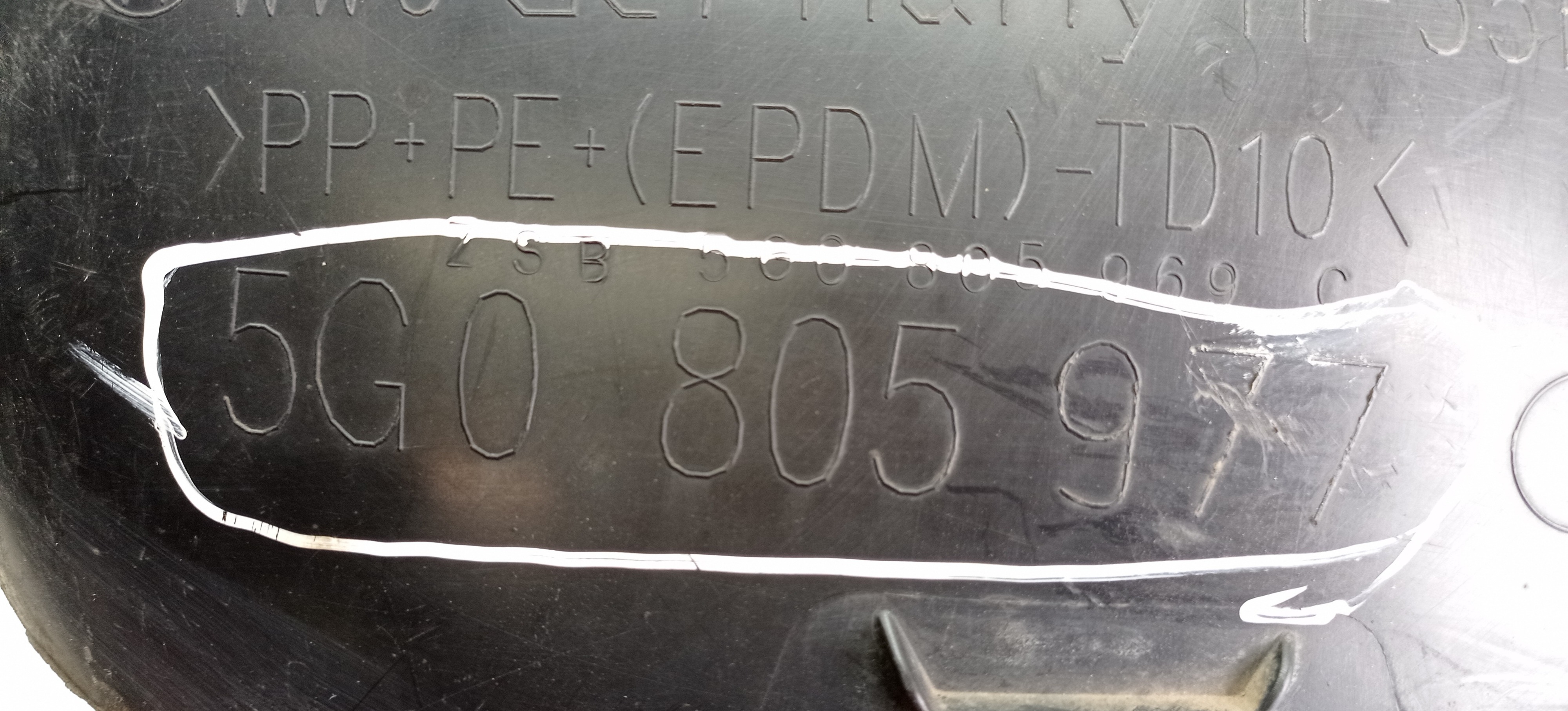 5g0805977 Parabarro Dianteiro Esquerdo Vw Golf 2015 A 2020 7