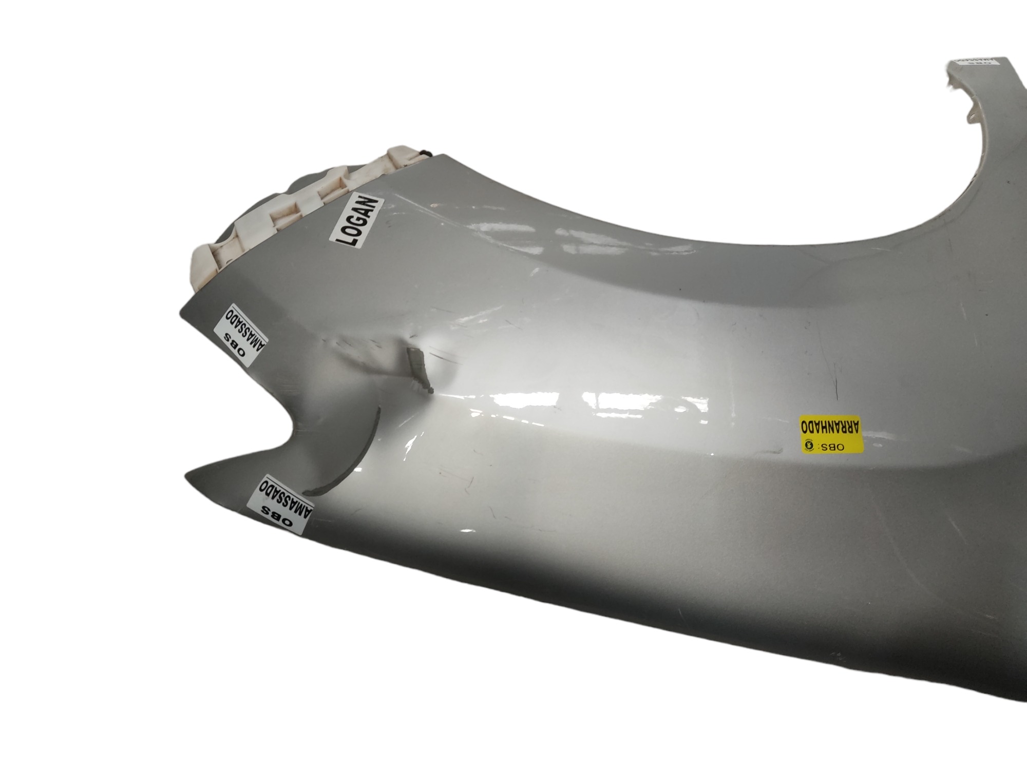 Paralama Direito Renault Sandero 2014 A 2019 Prata