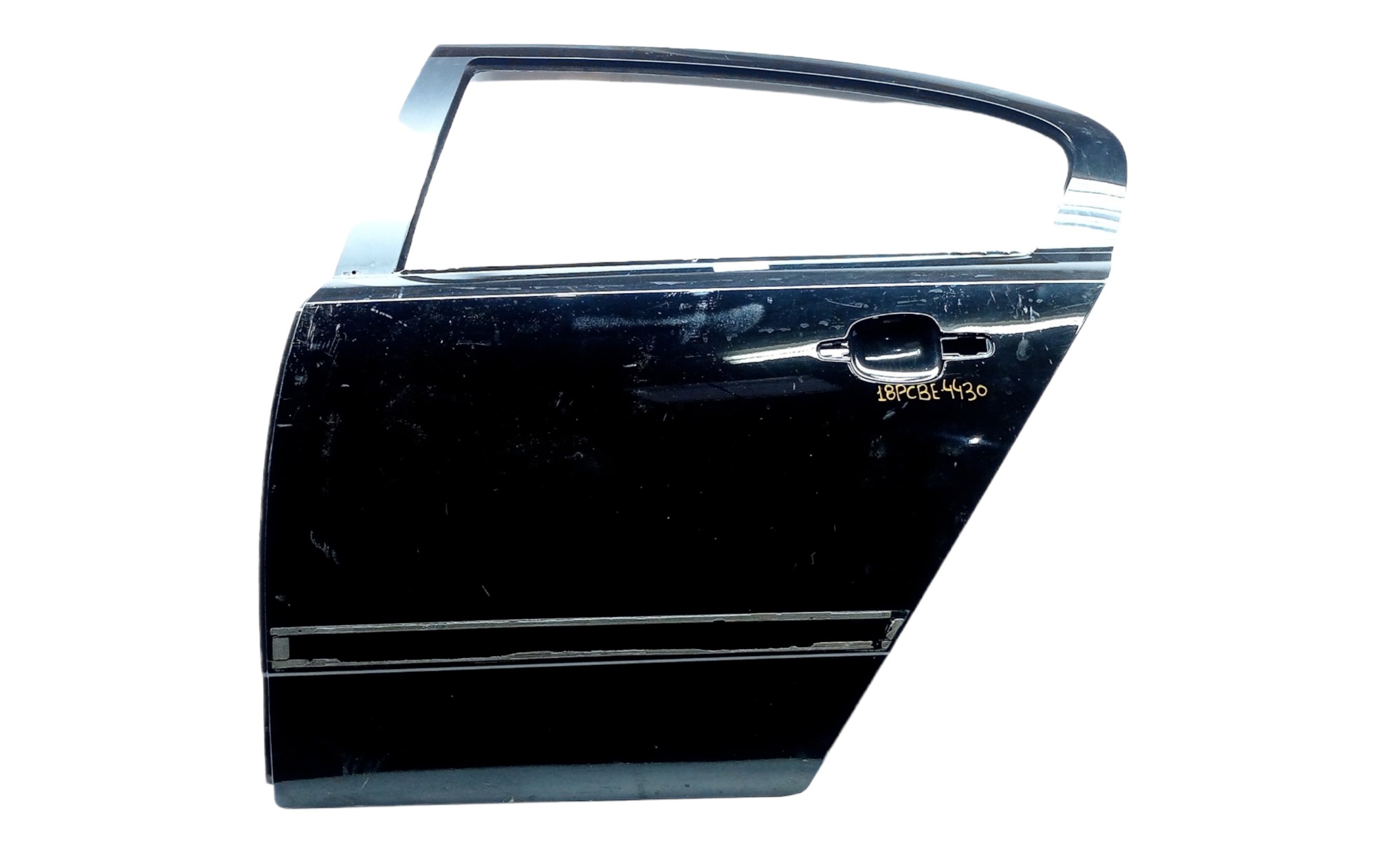 Porta Traseira Esquerda Gm Vectra 2009 2010 P/ Recuperar Traseira Esquerda Preto 3