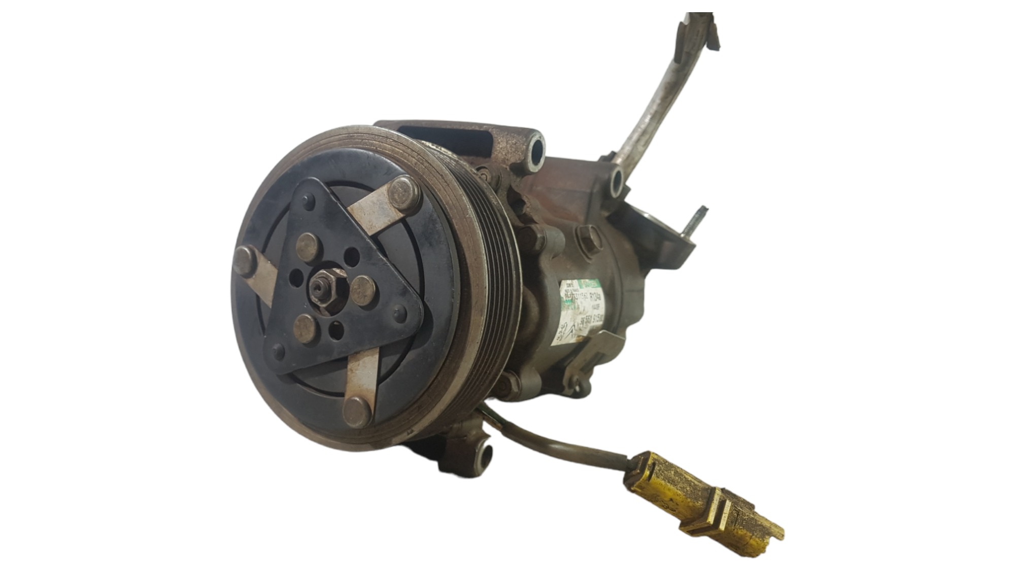 Compressor Ar Cond Peugeot 206 C3 1.4 8v Original 9655191580 5