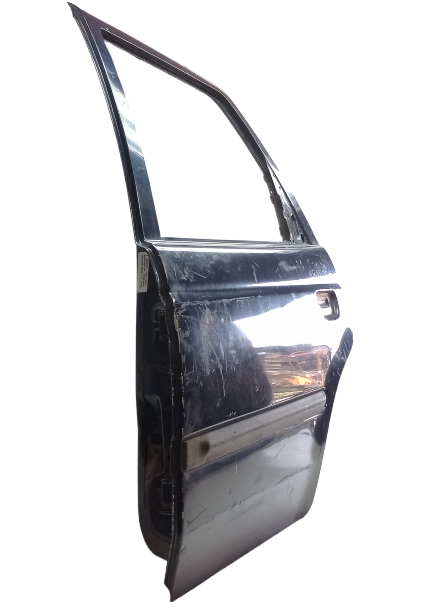 Porta Traseira Esquerda Vw Pointer 1996 Para Recuperar Traseira Esquerda Azul 2
