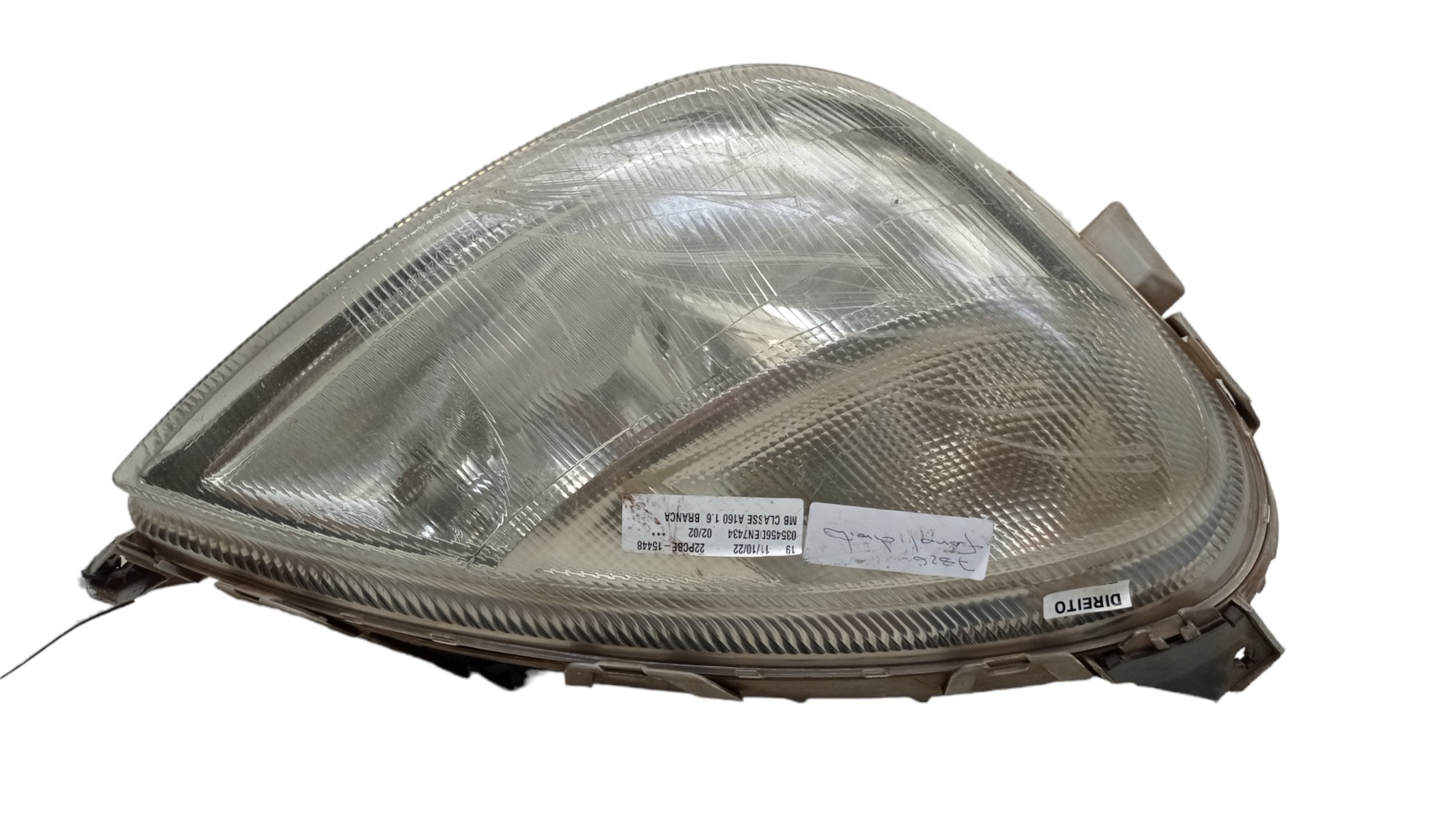 Farol Direito Mercedes-benz Classe A 2002 Para Recuperar 5