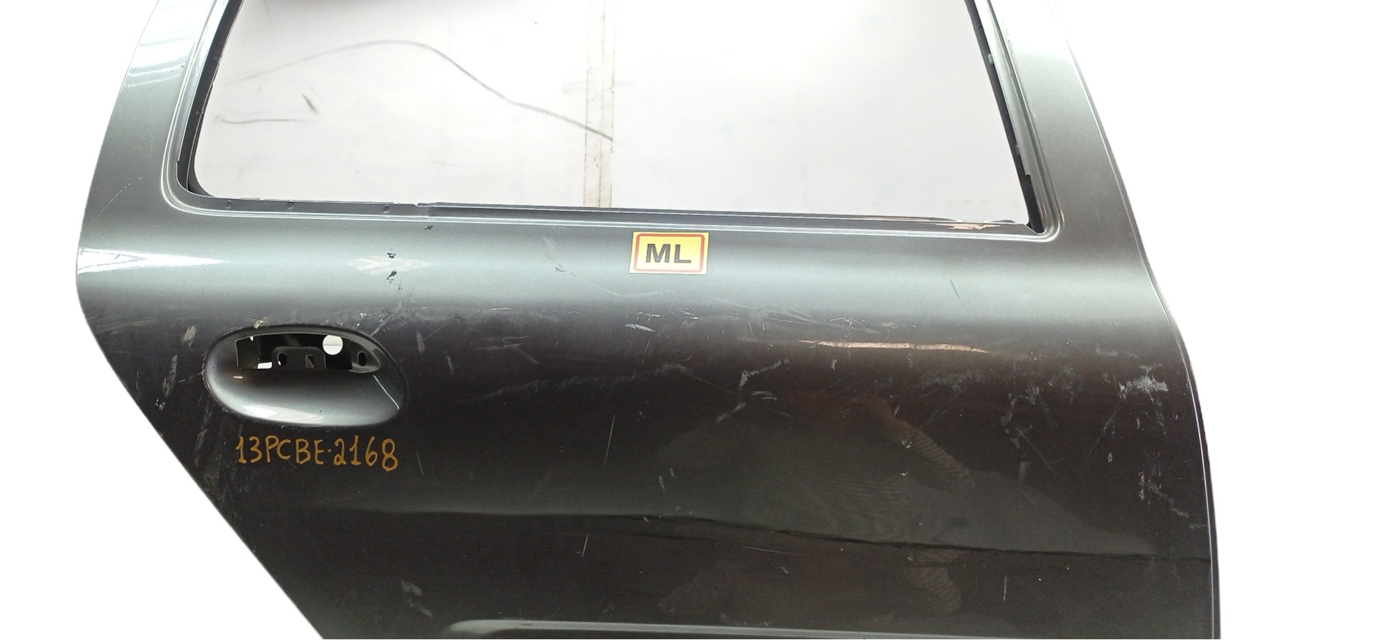 Porta Traseira Direita Renault Clio 2005 Para Recuperar Traseira Direito Cinza-escuro 6