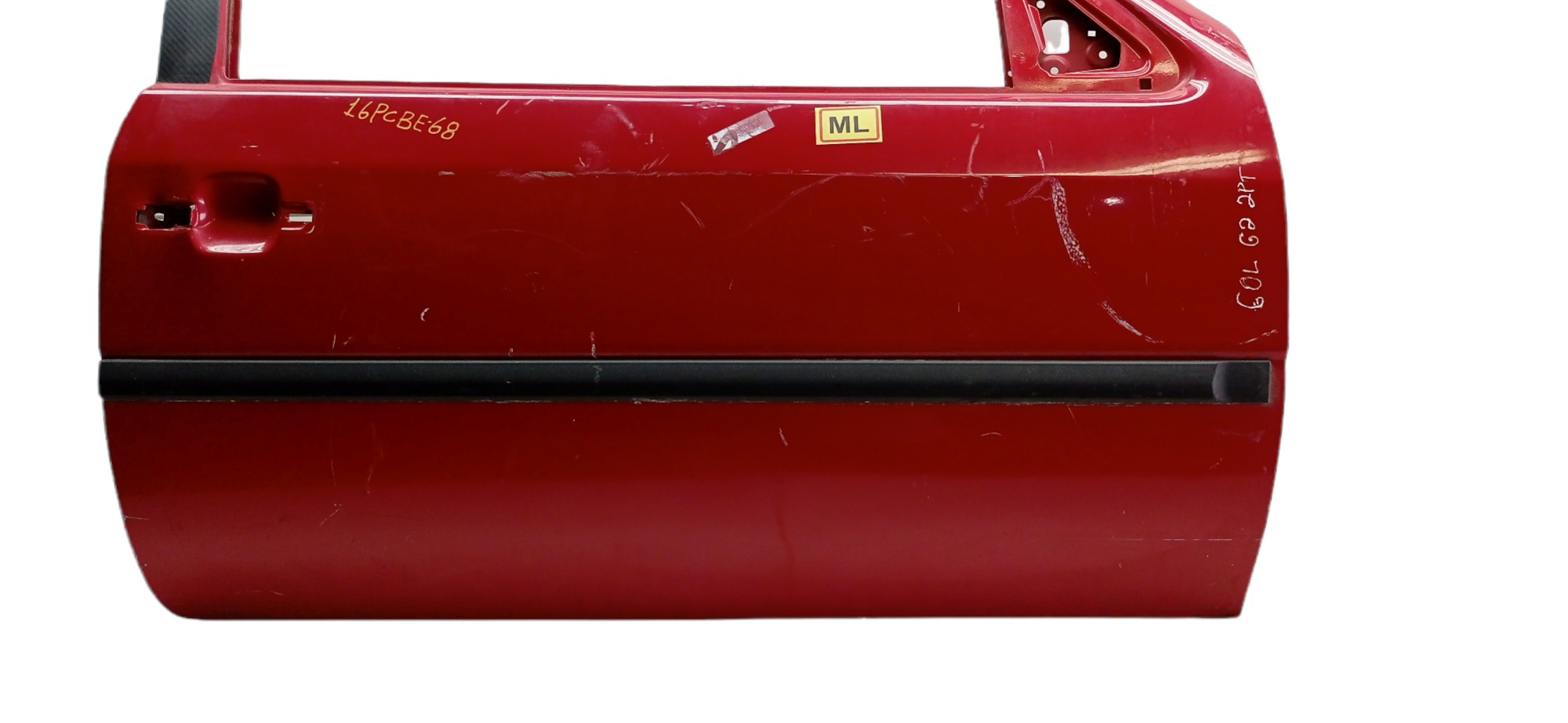 Porta Direita Vw Gol G2 1996 A 2002 P/ Recuperar Dianteira Direito Vermelho 9