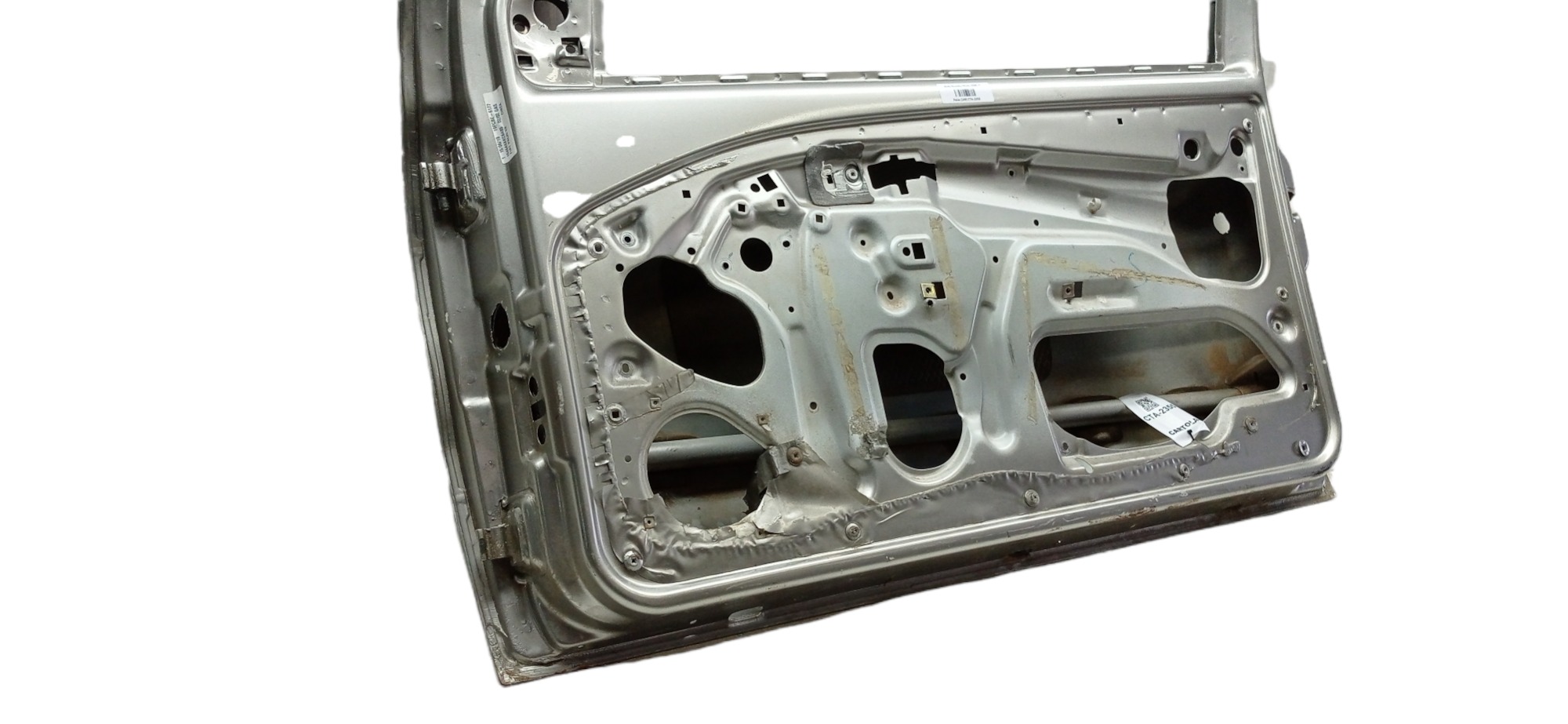 Porta Dianteira Direita Fiat Palio 2002 Para Recuperar Dianteira Direita Cinza 4