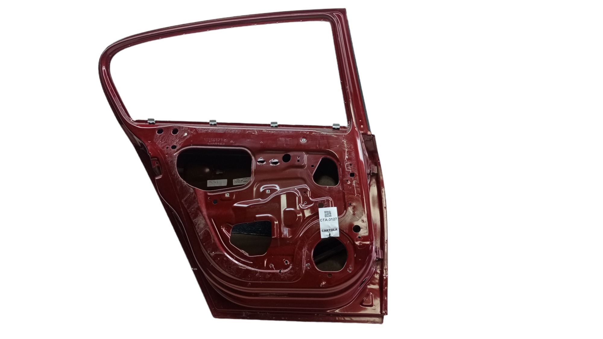 Porta Traseira Esquerda Chevrolet Vectra 2008 P/ Recuperar Traseira Esquerda Vermelho 5