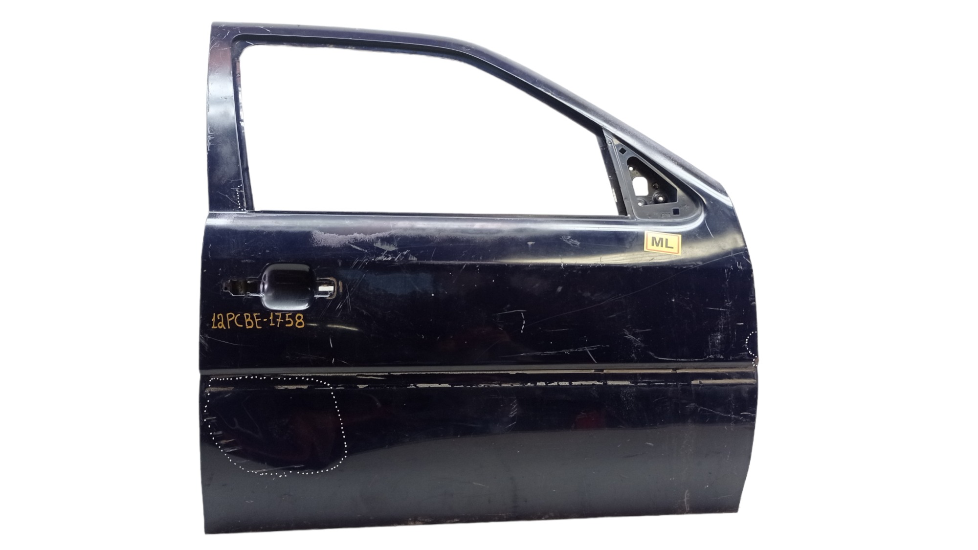 Porta Dianteira Direita Vw Gol G2 Ano 1998 Para Recuperar Dianteira Direita Azul 10