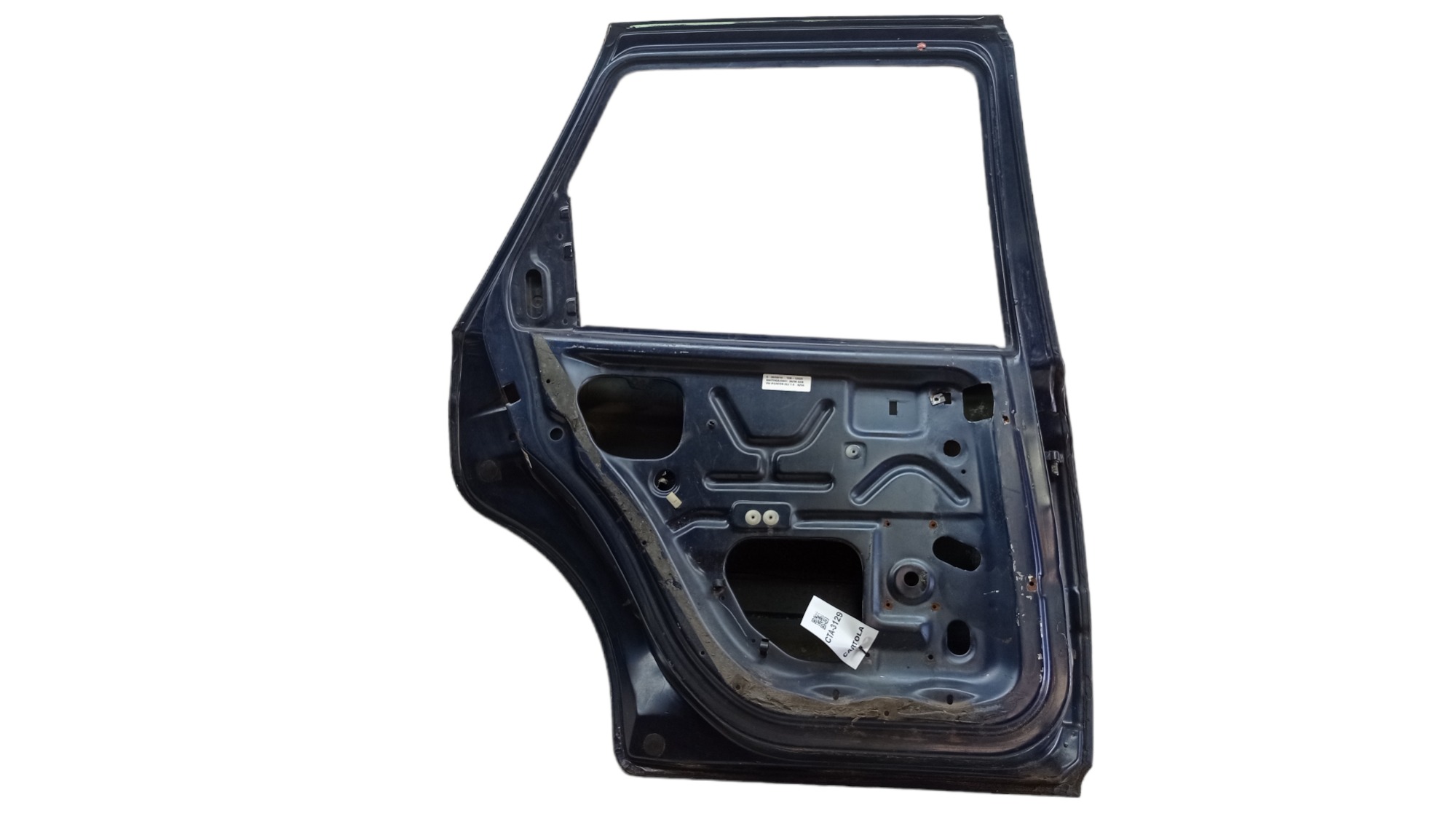 Porta Traseira Esquerda Vw Pointer 1996 Para Recuperar Traseira Esquerda Azul 8