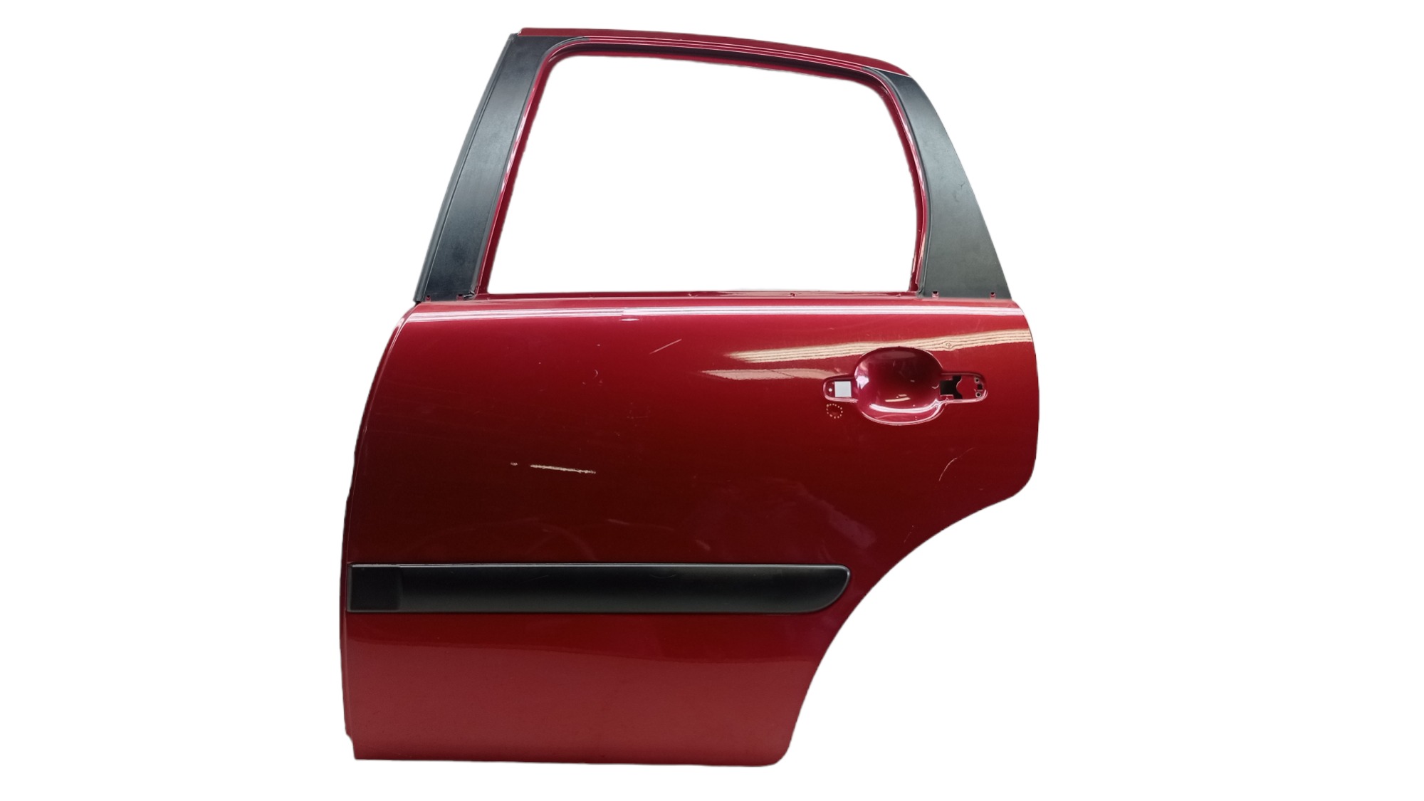 Porta Traseira Esquerda Citroen C3 2011 Para Recuperar Traseira Esquerda Vermelho 2