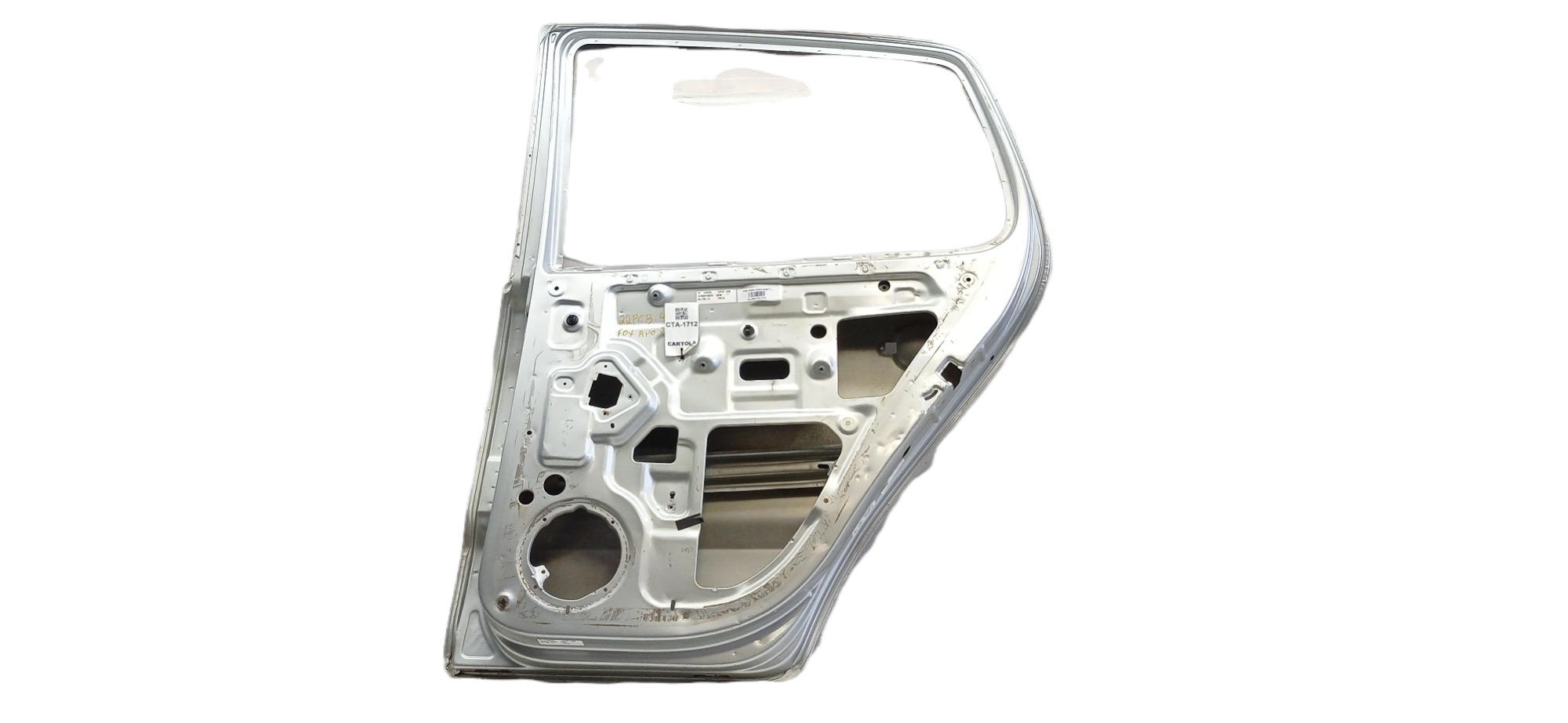 Porta Traseira Direita Volkswagen Fox 2006 – Para Recuperar Traseira Direito Prateado 3