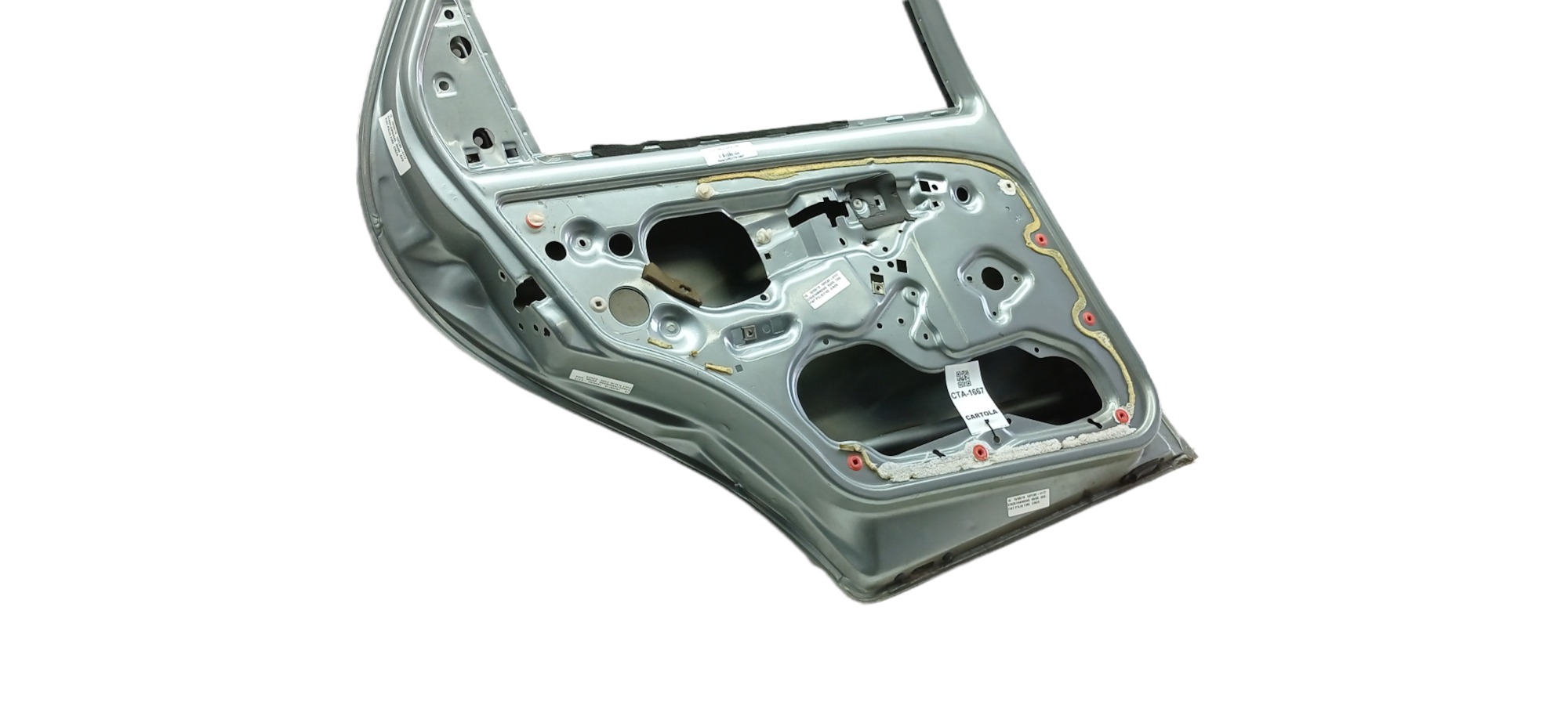 Porta Traseira Esquerda Fiat Palio 1997 1998 Para Recuperar Traseira Esquerda Cinza 4