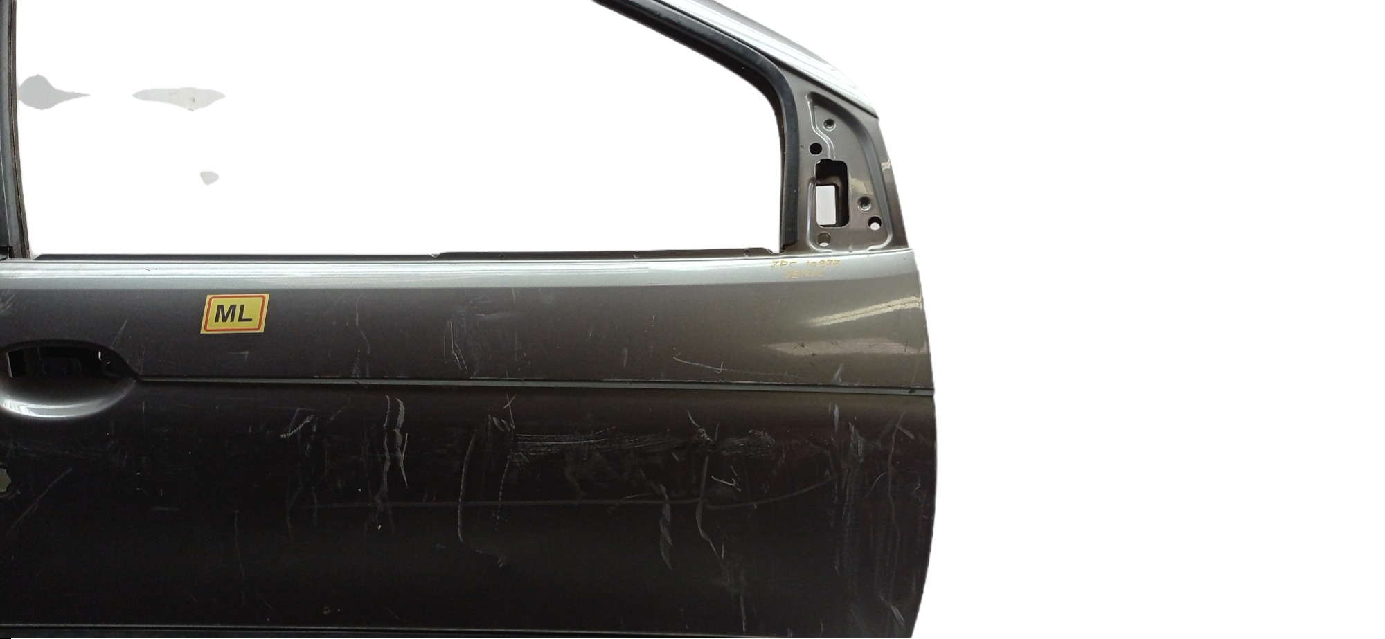 Porta Dianteira Direita Renault Scenic 2000 2001 P Recuperar Dianteira Direito Cinza-escuro 2