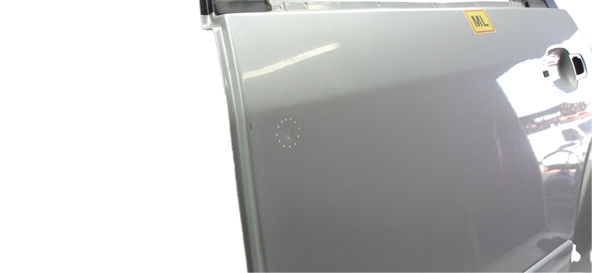 Porta Traseira Esquerda Ford Fiesta 2009 – Para Recuperar Traseira Esquerdo Prateado 2