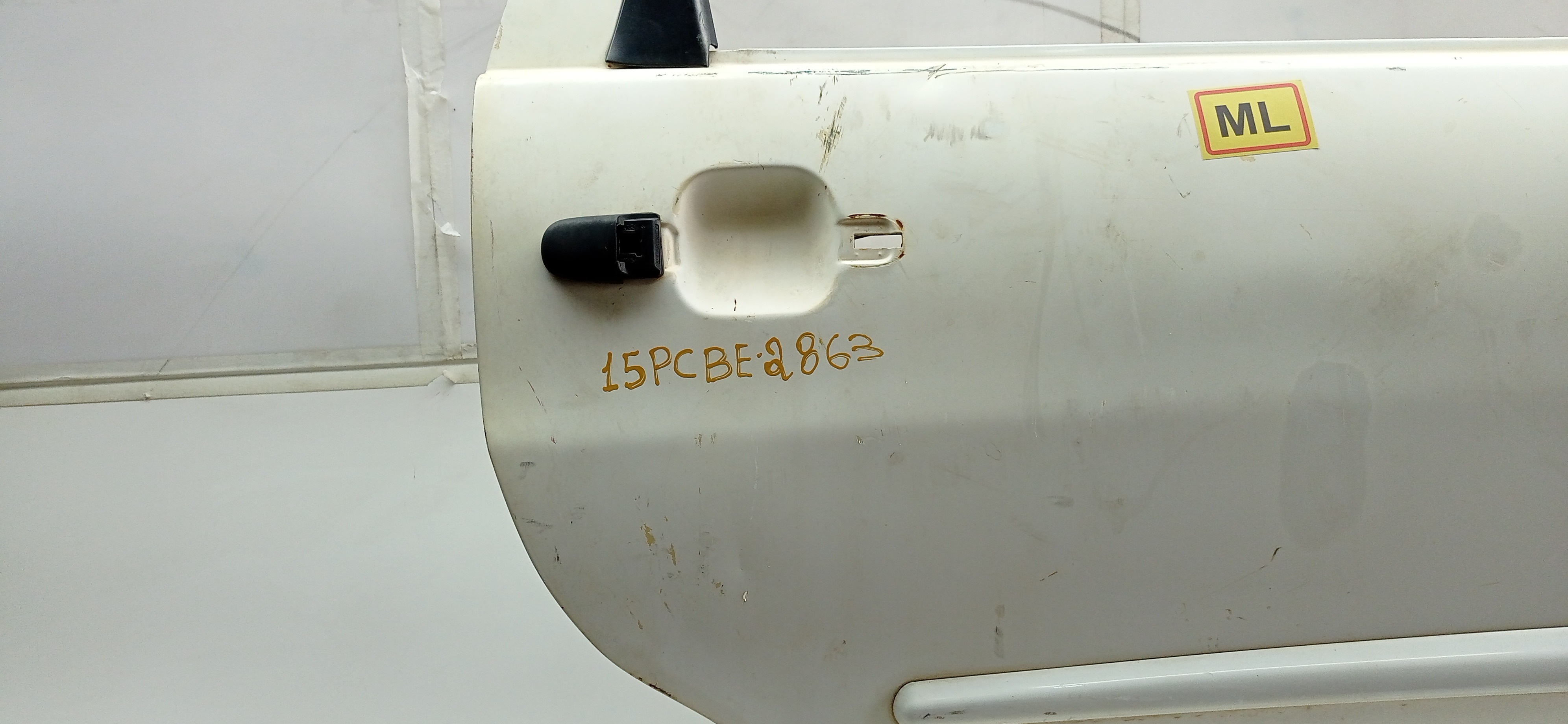 Porta Traseira Direita Vw Polo 1997 Para Recuperar Traseira Direito Branco 6