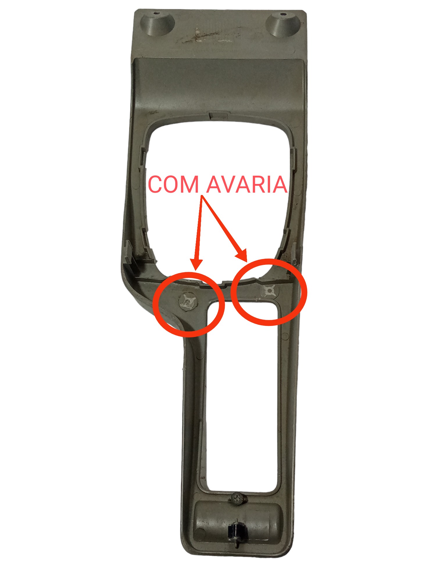 Moldura Acabamento Console Central Cambio Chery Cielo 2011 1