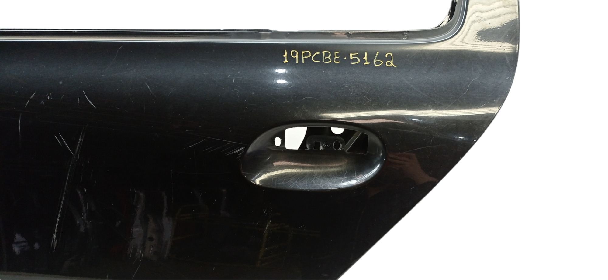 Porta Traseira Esquerda Renault Clio 2002-2003 P/ Recuperar Traseira Esquerda Preto 8