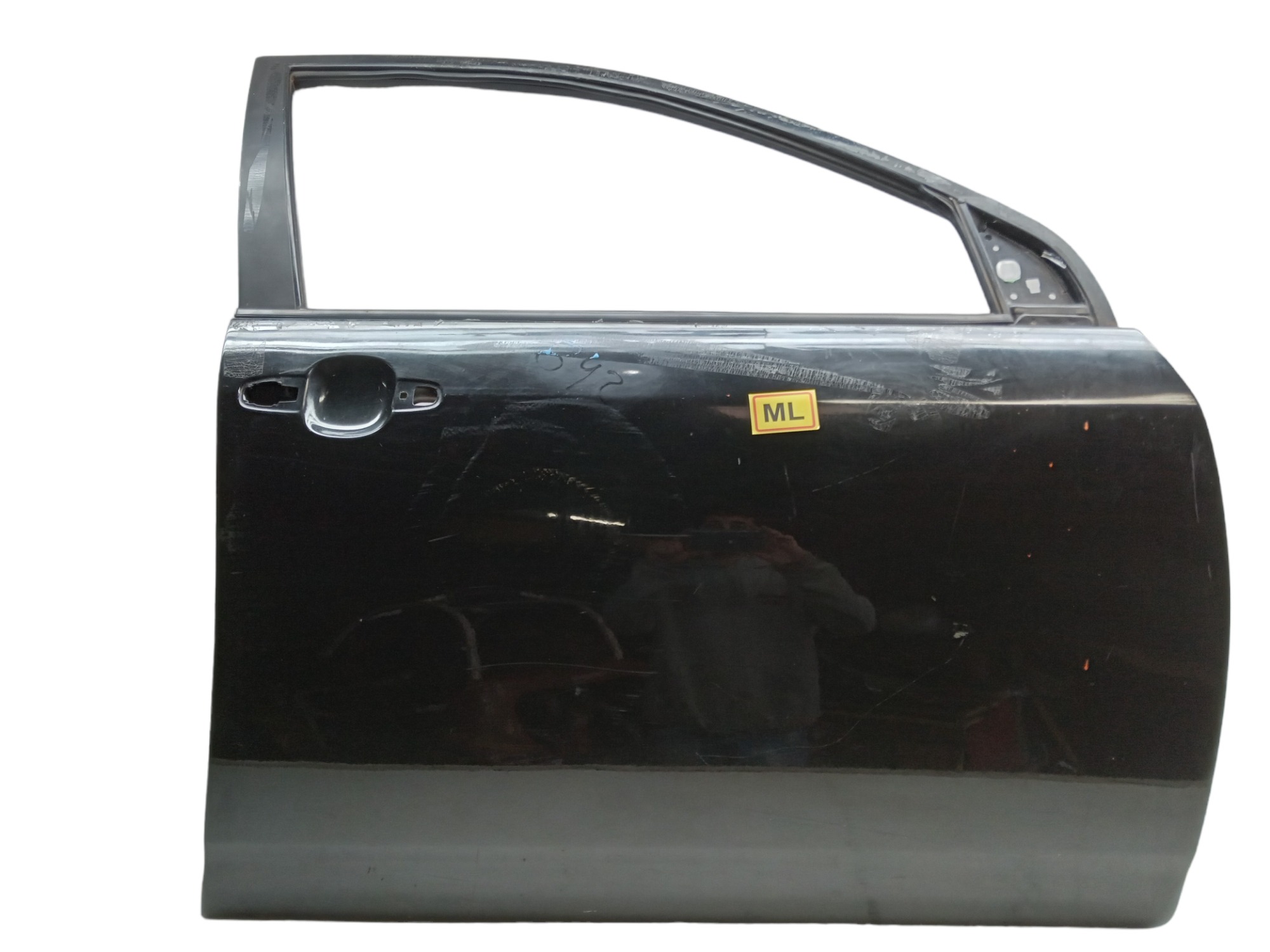 Porta Dianteira Direita Toyota Corolla 2004 P/ Recuperar Dianteira Direita Preto 1