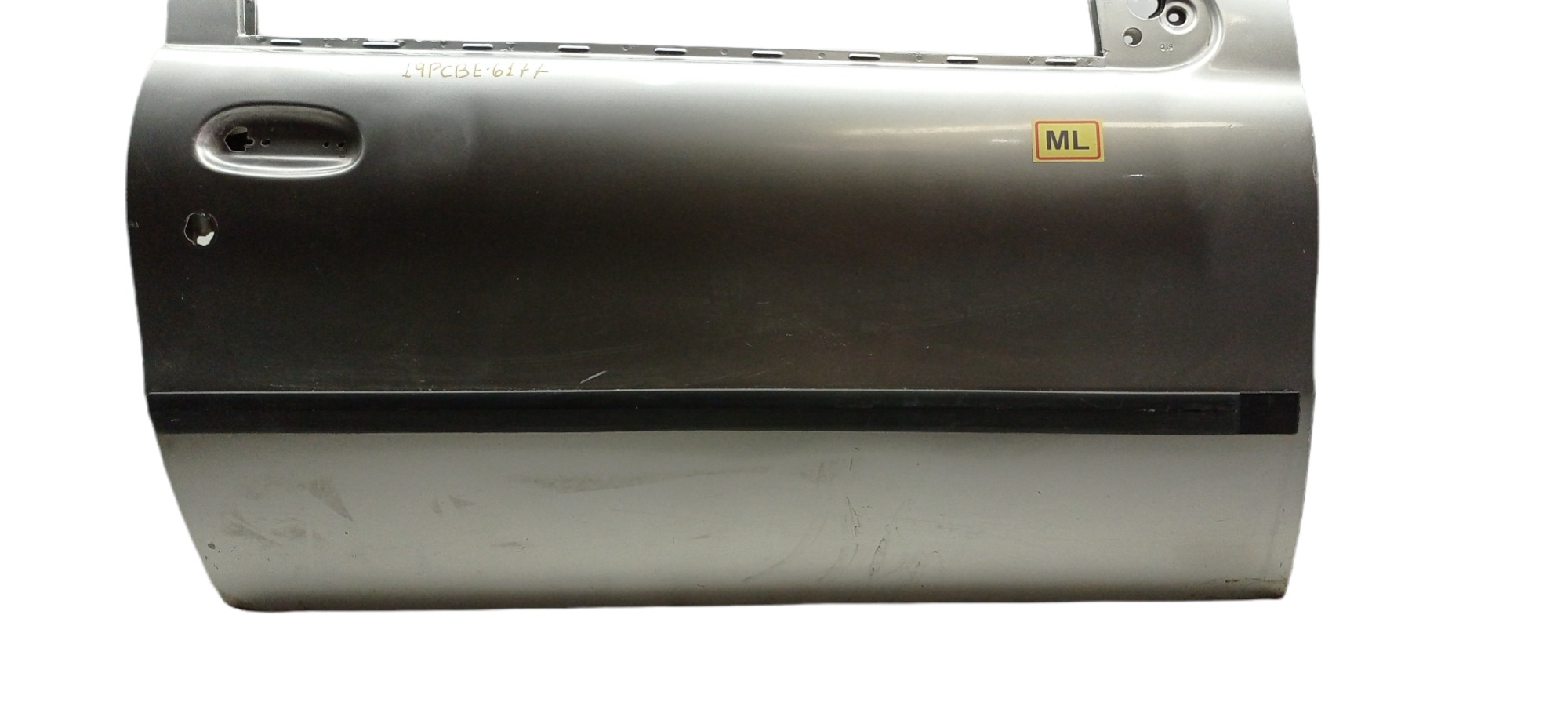 Porta Dianteira Direita Fiat Palio 2002 Para Recuperar Dianteira Direita Cinza 3