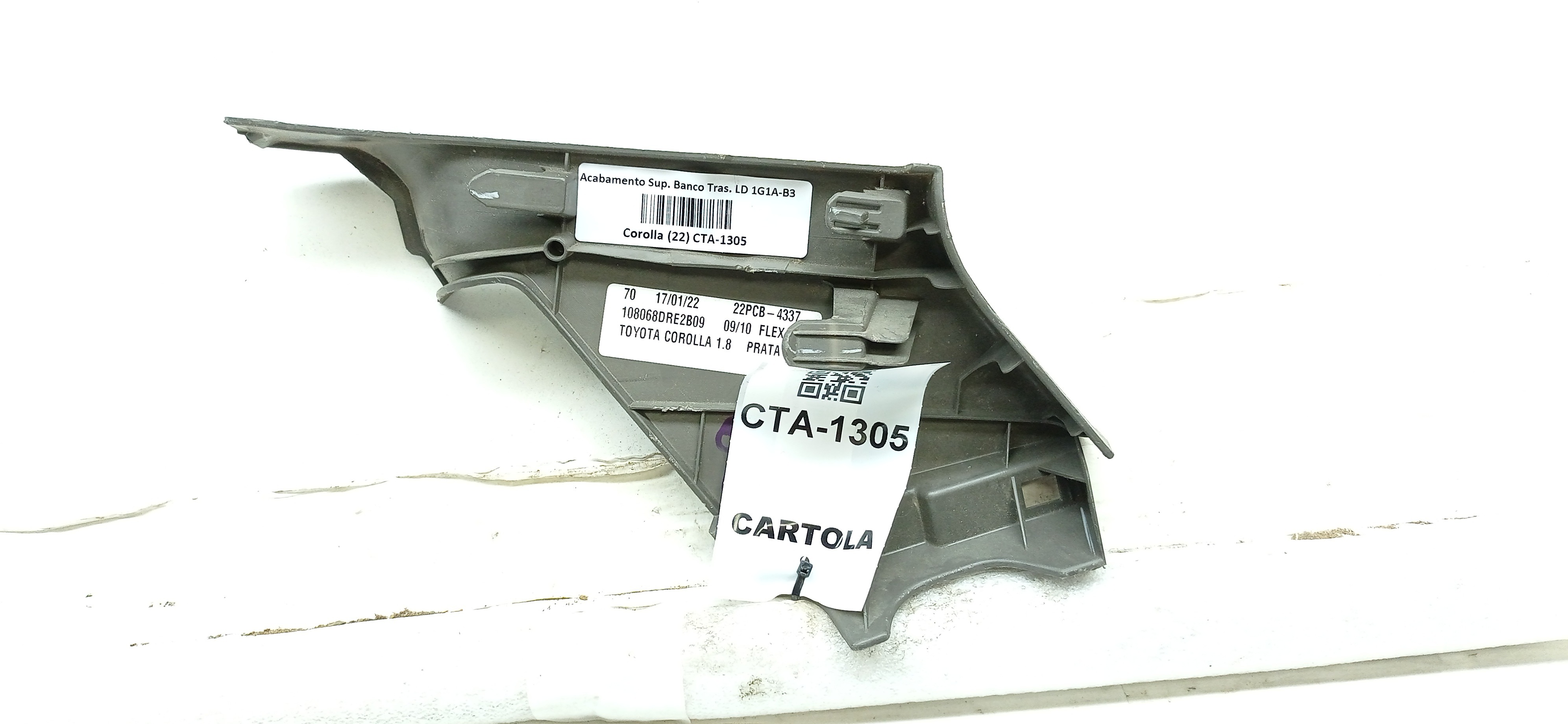 Acabamento Superior Banco Tras Ld Toyota Corolla 2010 2