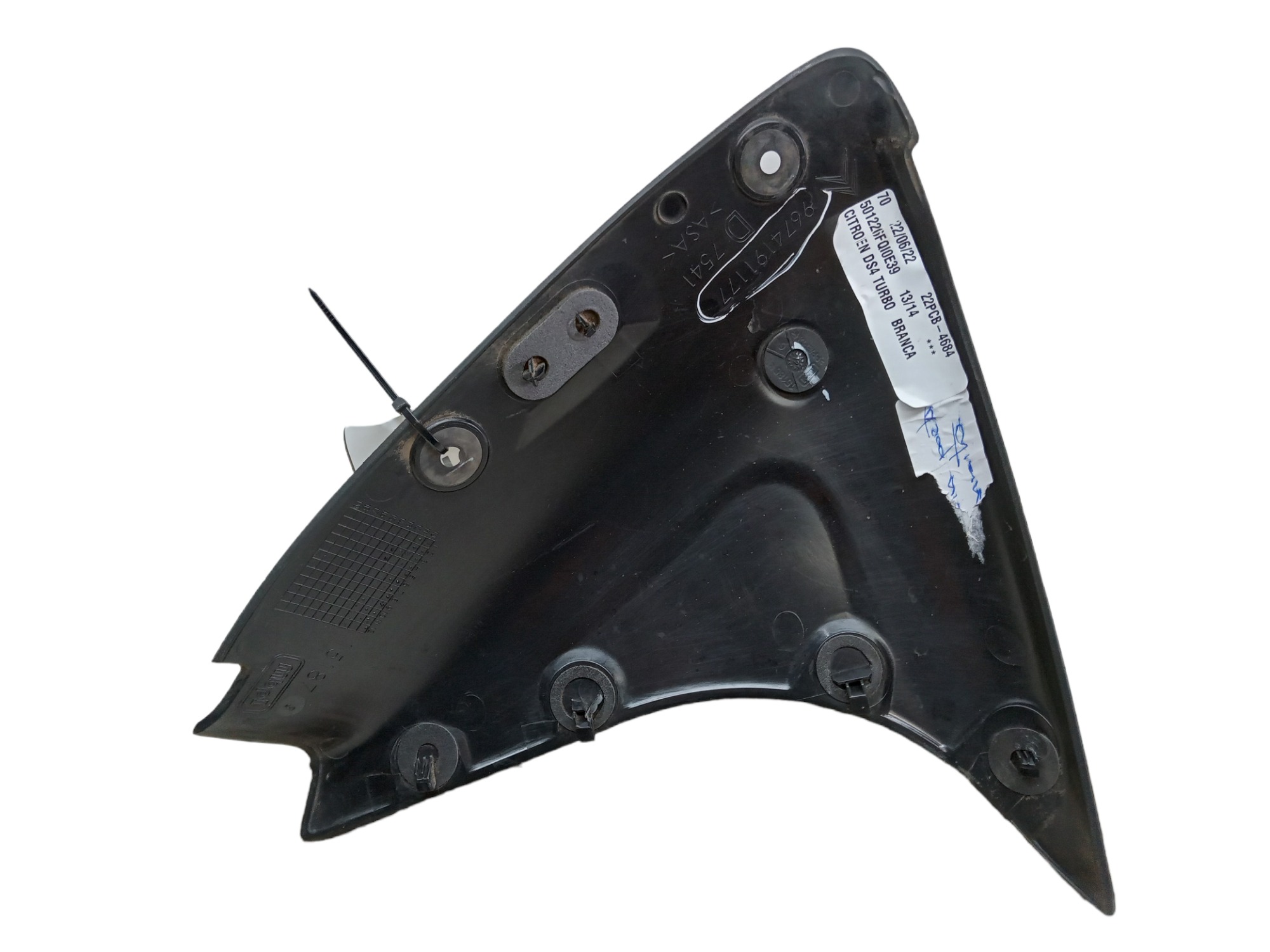 9674191177 MOLDURA INTERNA PORTA TRAS LD CITROEN DS4  2014 5