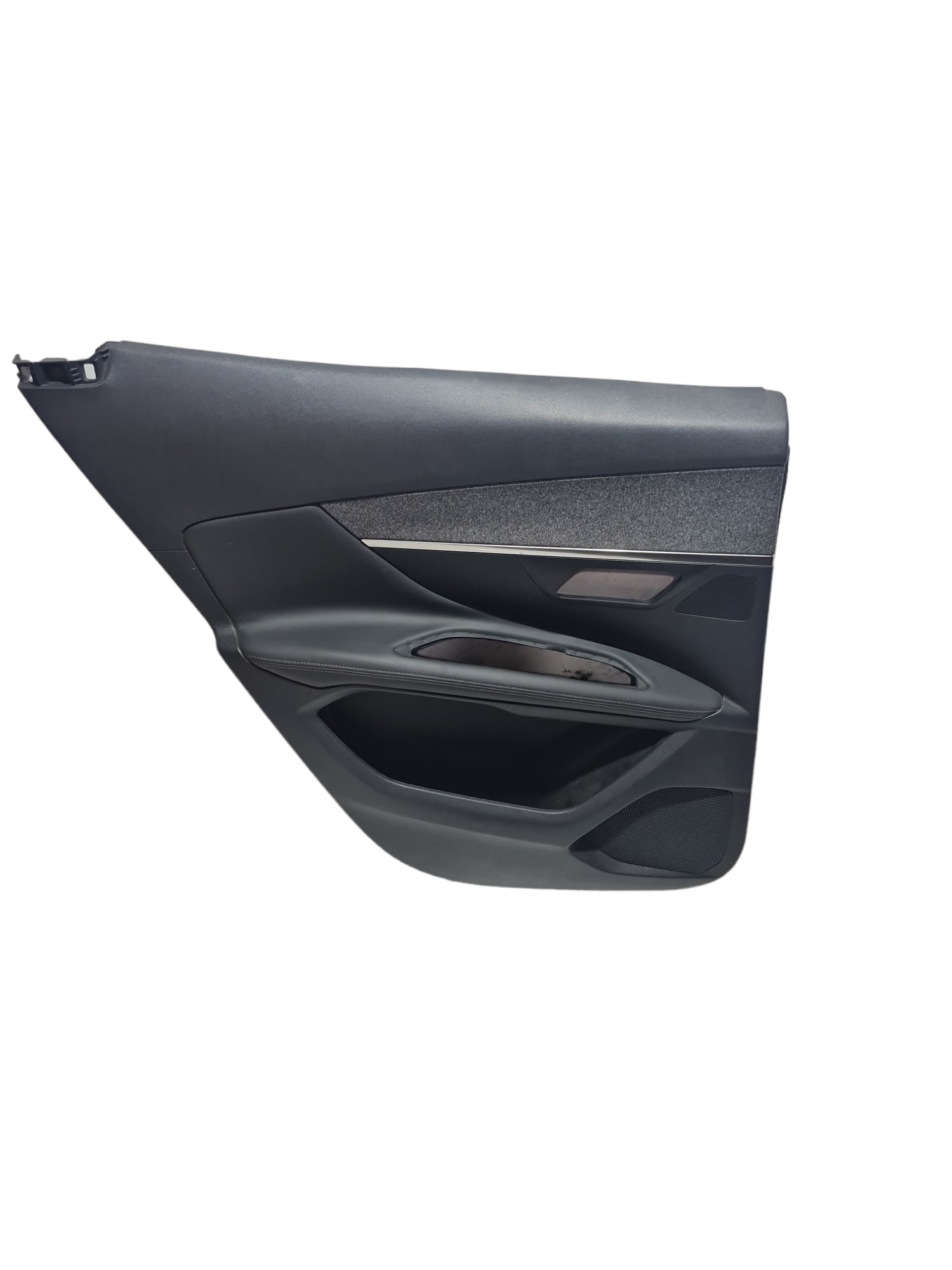Forro Porta Traseiro Esquerdo Peugeot 3008 C/ Detalhe Leia Preto 7
