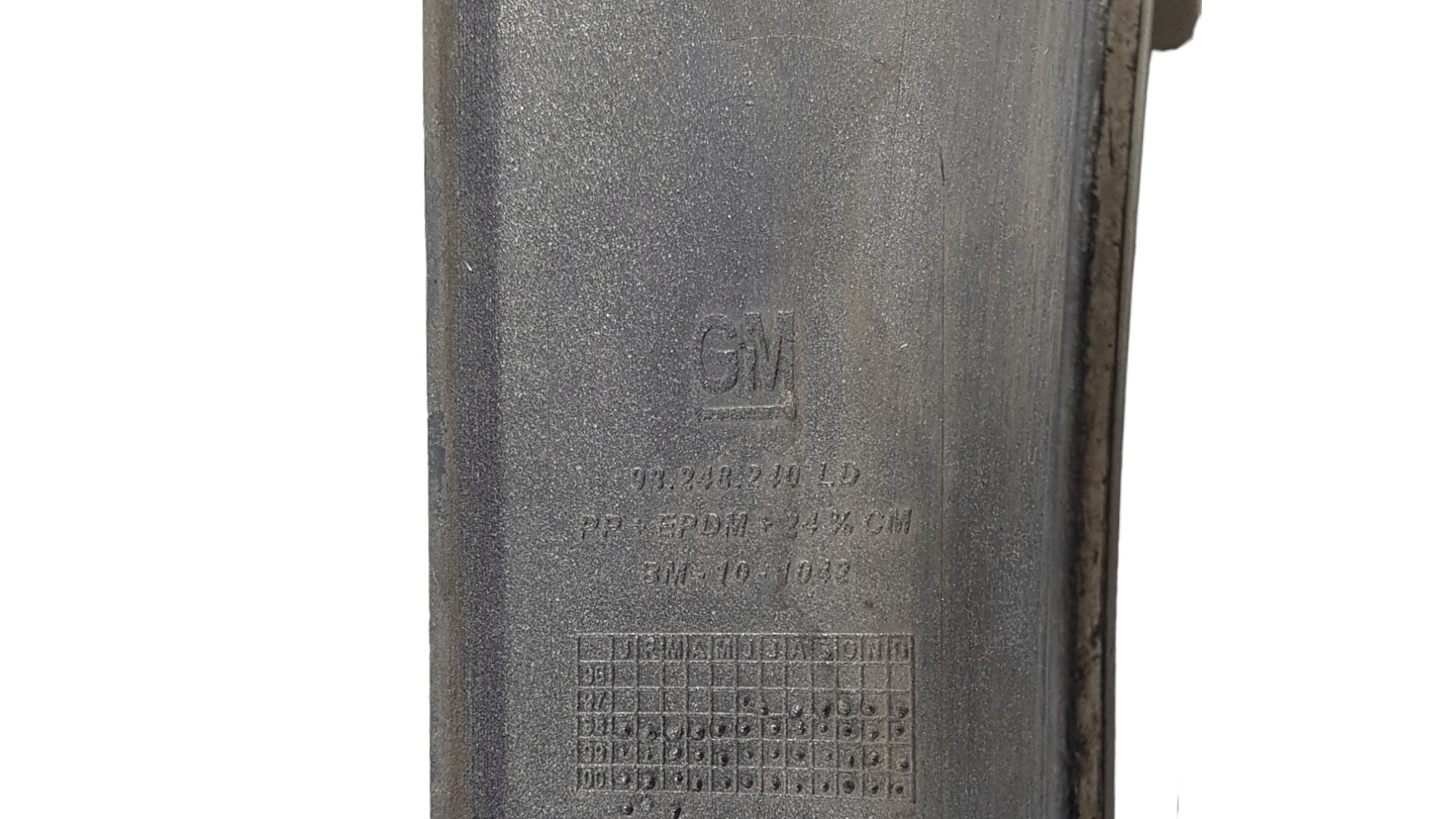 Moldura Paralama Traseira Direita Gm Corsa Wind 1997 Prata Prata 4