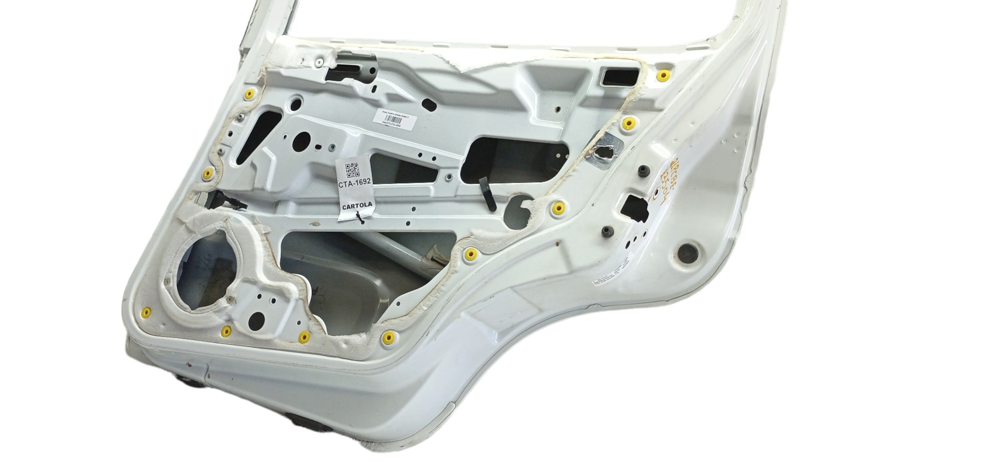 Porta Traseira Direita Fiat Uno 2015 Para Recuperar Traseira Direito Branco 5