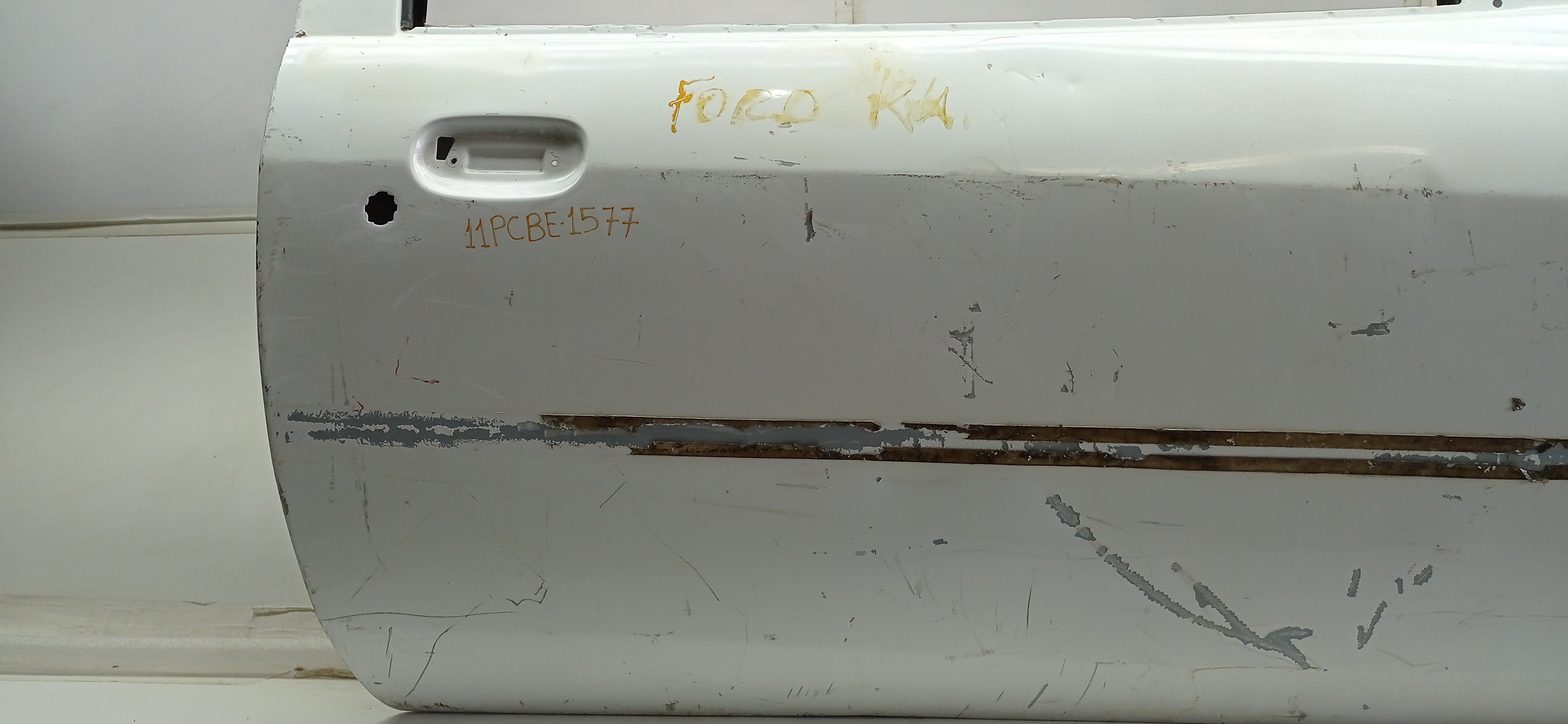 Porta Direita Ford Ka 2002 Para Recuperar Dianteira Direita Branco 8