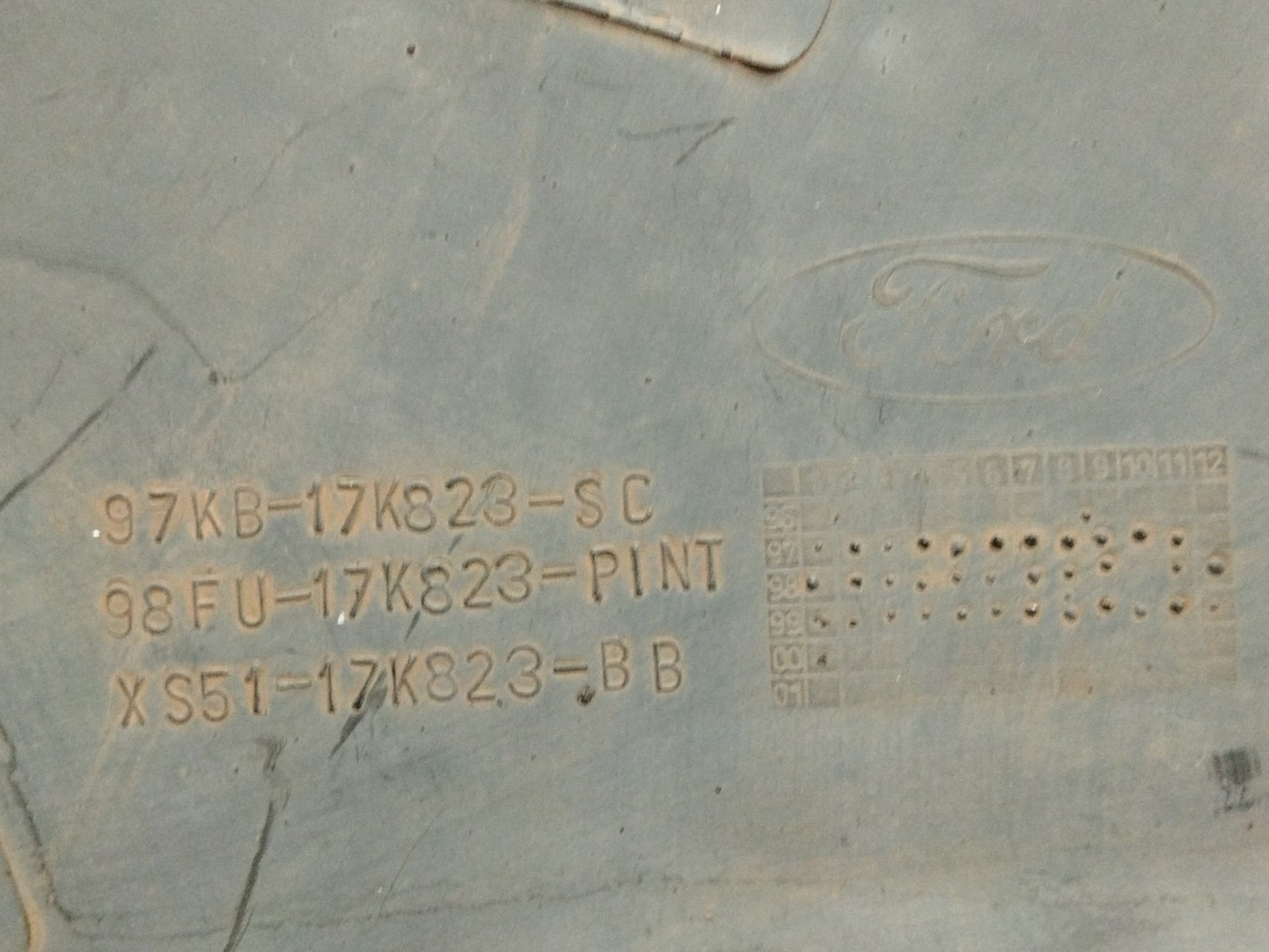 Parachoque Traseiro L/e Ford Ka 2001 A 2007 Original 7