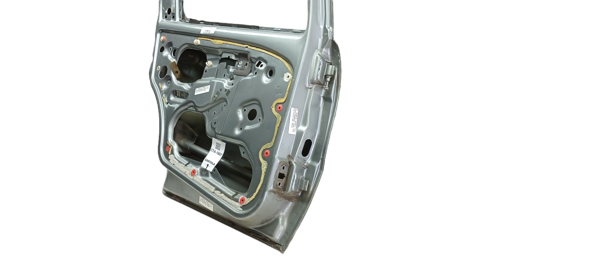 Porta Traseira Esquerda Fiat Palio 1997 1998 Para Recuperar Traseira Esquerda Cinza 3
