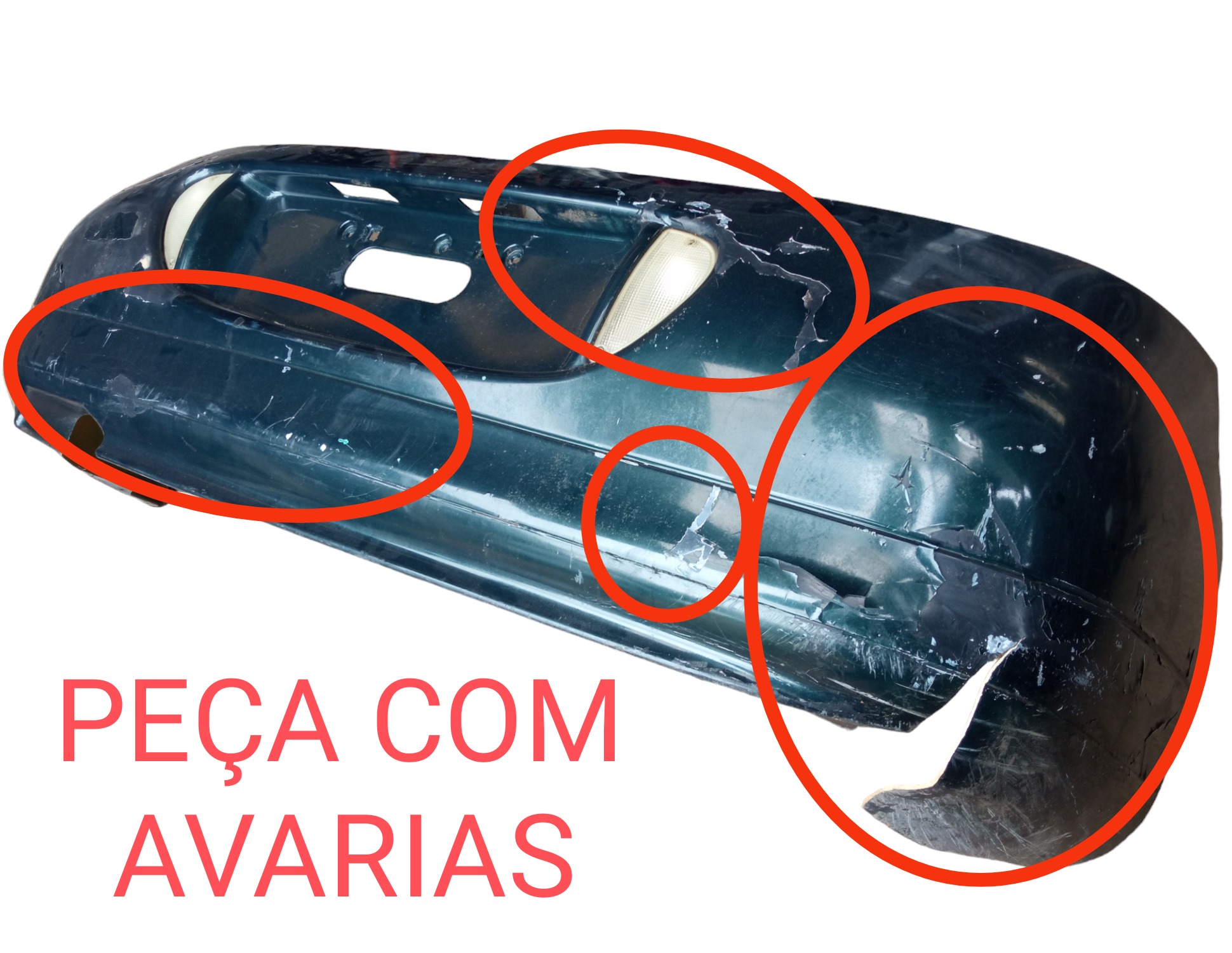 Parachoque Traseiro Mitsubishi Eclipse 95 96 Original Usado 1
