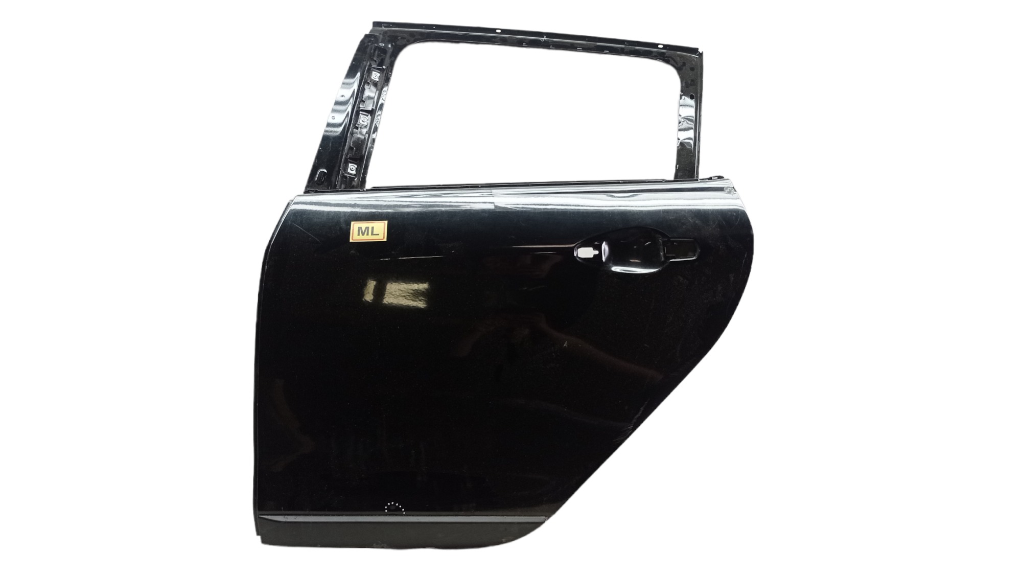 Porta Traseira Esquerda Peugeot 2008 Ano 2016 Para Recuperar Traseira Esquerda Preto 2