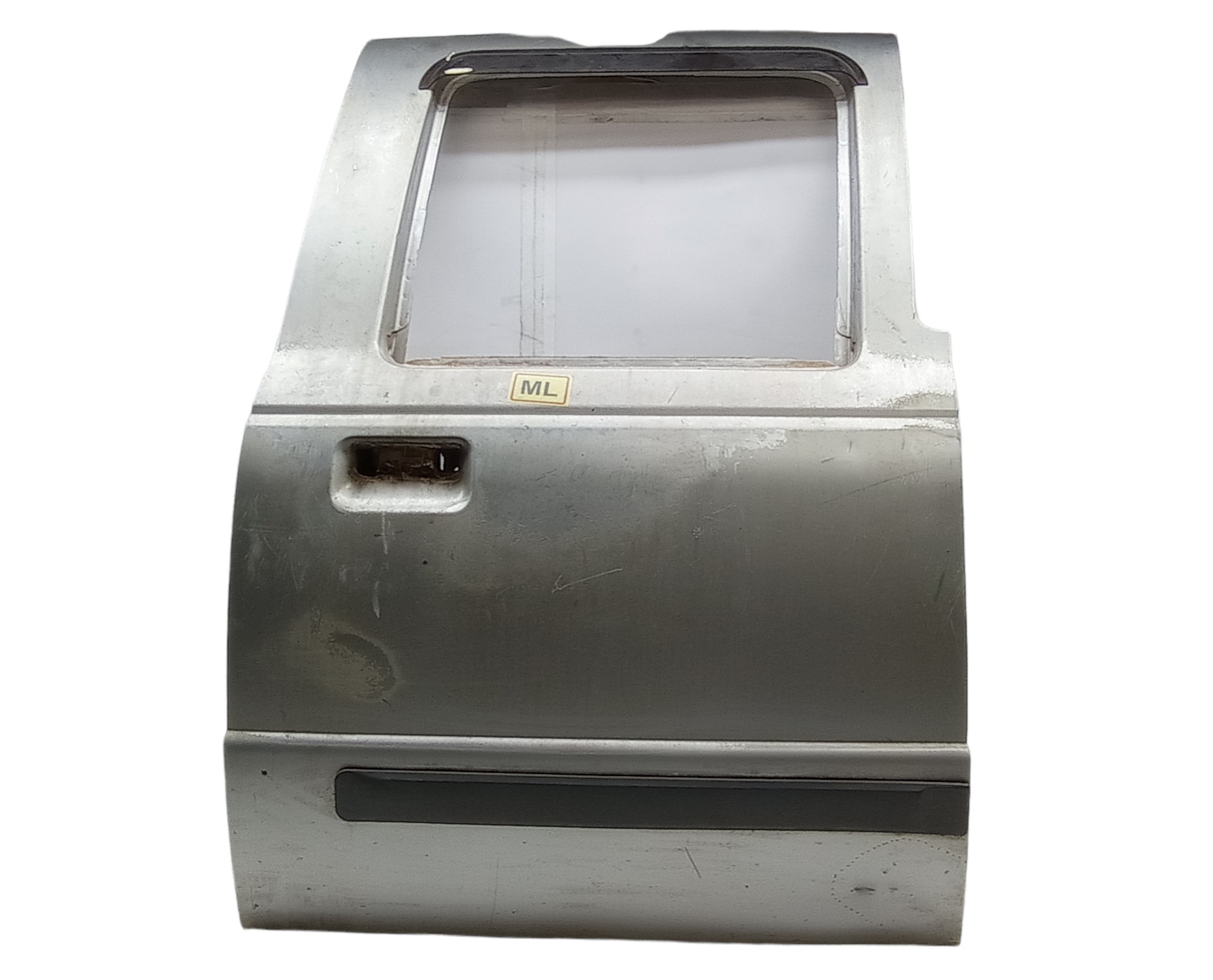 Porta Traseira Direita Ford Ranger 2004 Para Recuperar Traseira Direita Prateado 1