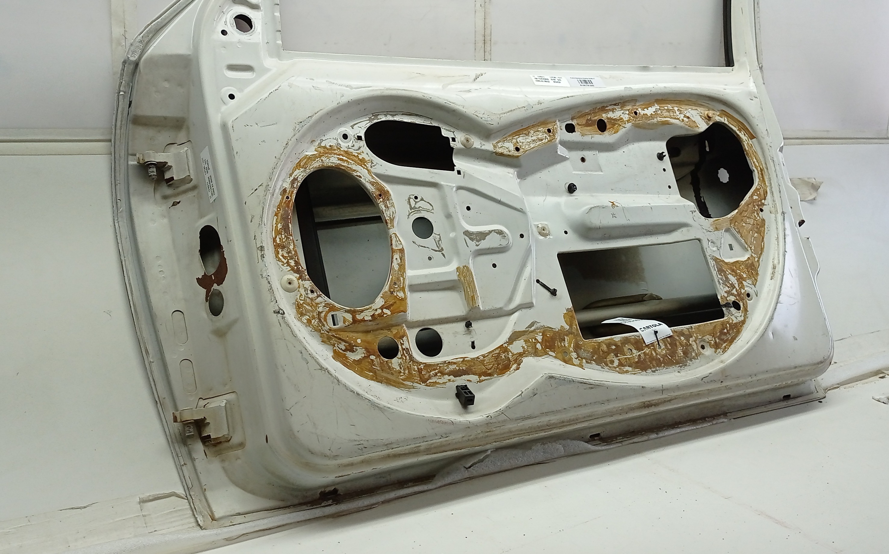 Porta Direita Ford Ka 2002 Para Recuperar Dianteira Direita Branco 2