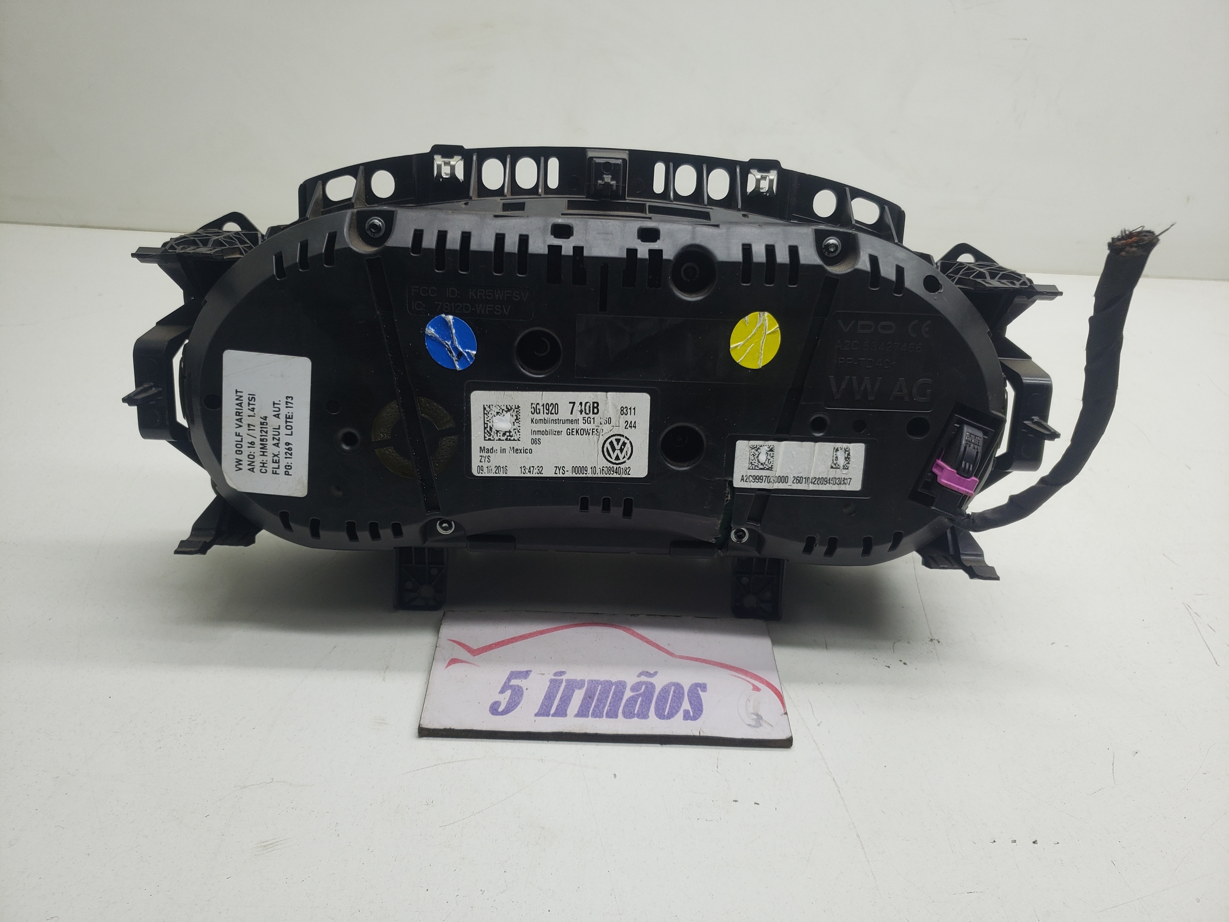 Painel Instrumentos Vw Golf Tsi 1.4 2016 / 2017 Nº5g1920740b