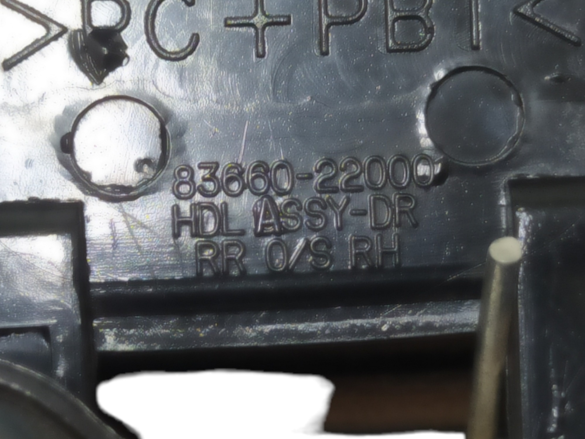 Maçaneta Externa Traseira Direita Hyundai Accent 1996 V73 Traseira 8
