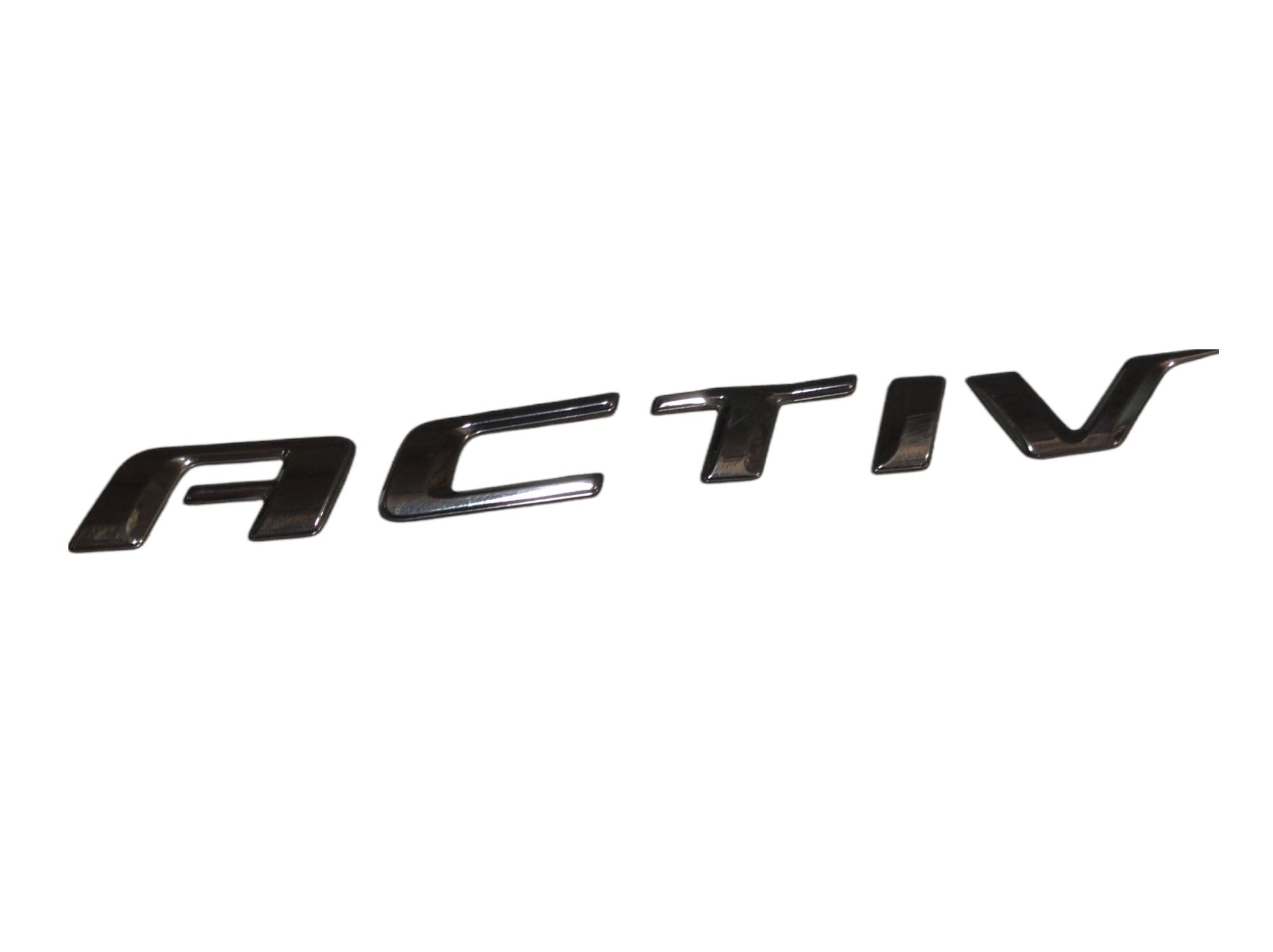 Emblema Original Tampa Traseira Gm Onix Activ Prata 3