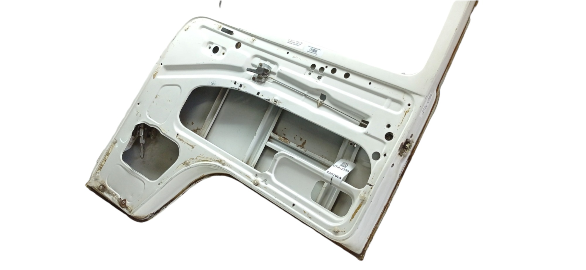 Porta Dianteira Direita Vw Kombi 2002 Para Recuperar Dianteira Direita Branco 8