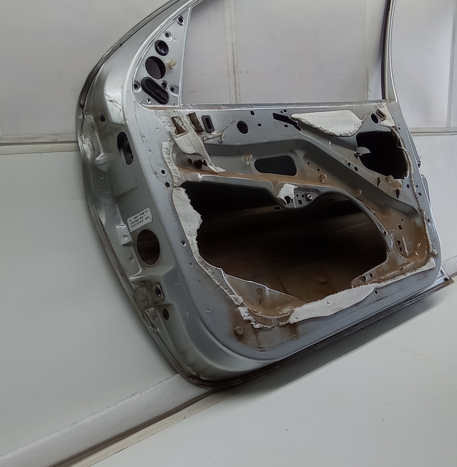 Porta Dianteira Direita Peugeot 207 2009 Para Recuperar Dianteira Direito Prateado 4