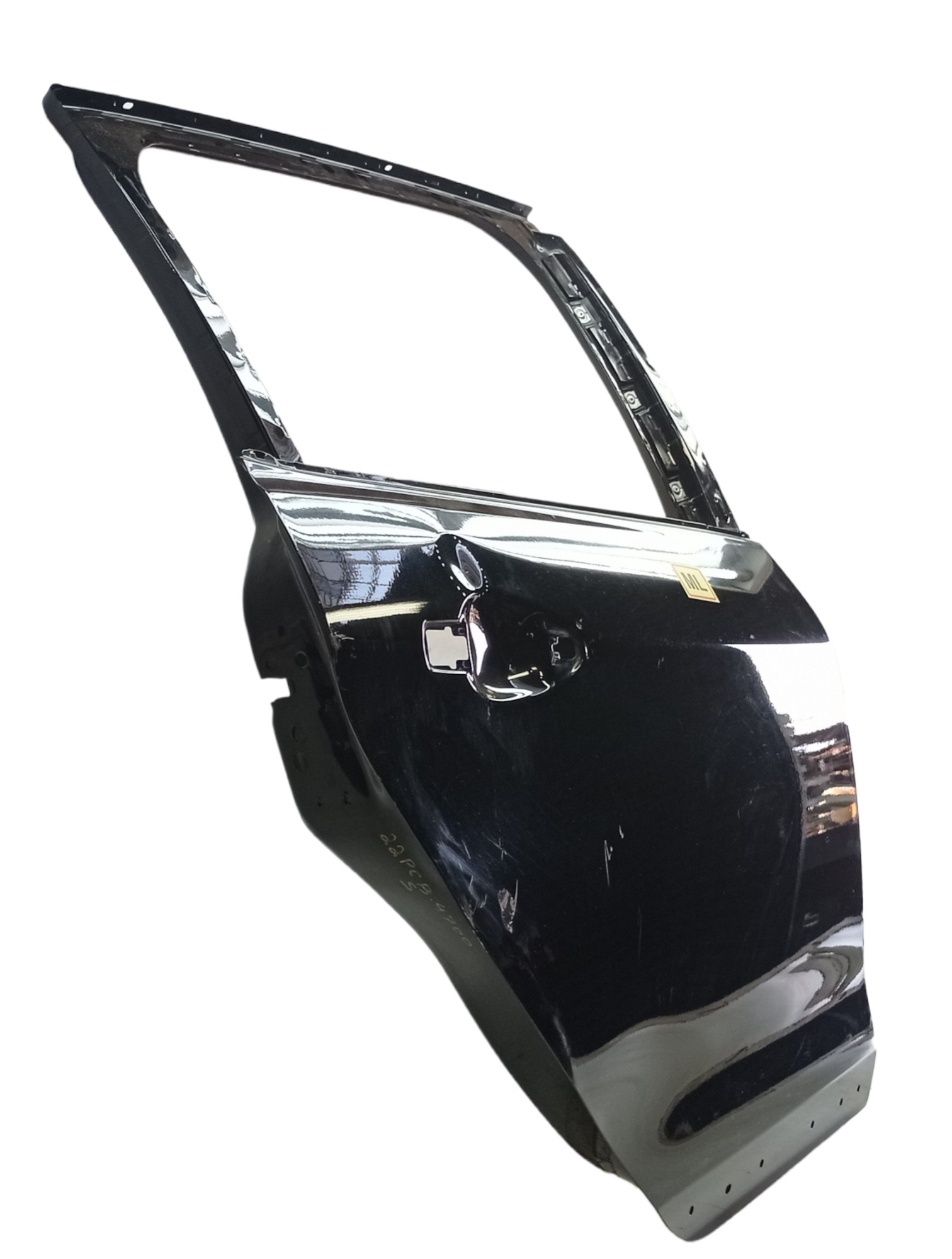 Porta Traseira Direita Peugeot 2008 Ano 2016 Para Recuperar Traseira Direita Preto 2